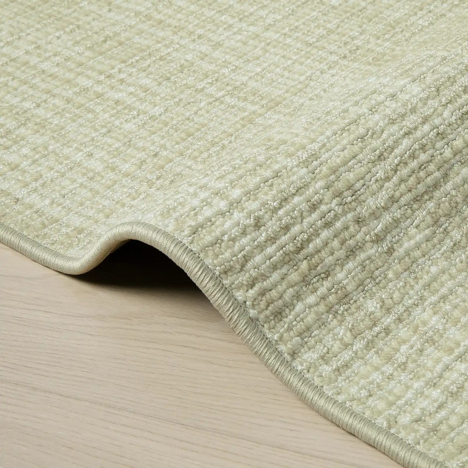 Addison Neutral Textured Wool Rug - Image 8