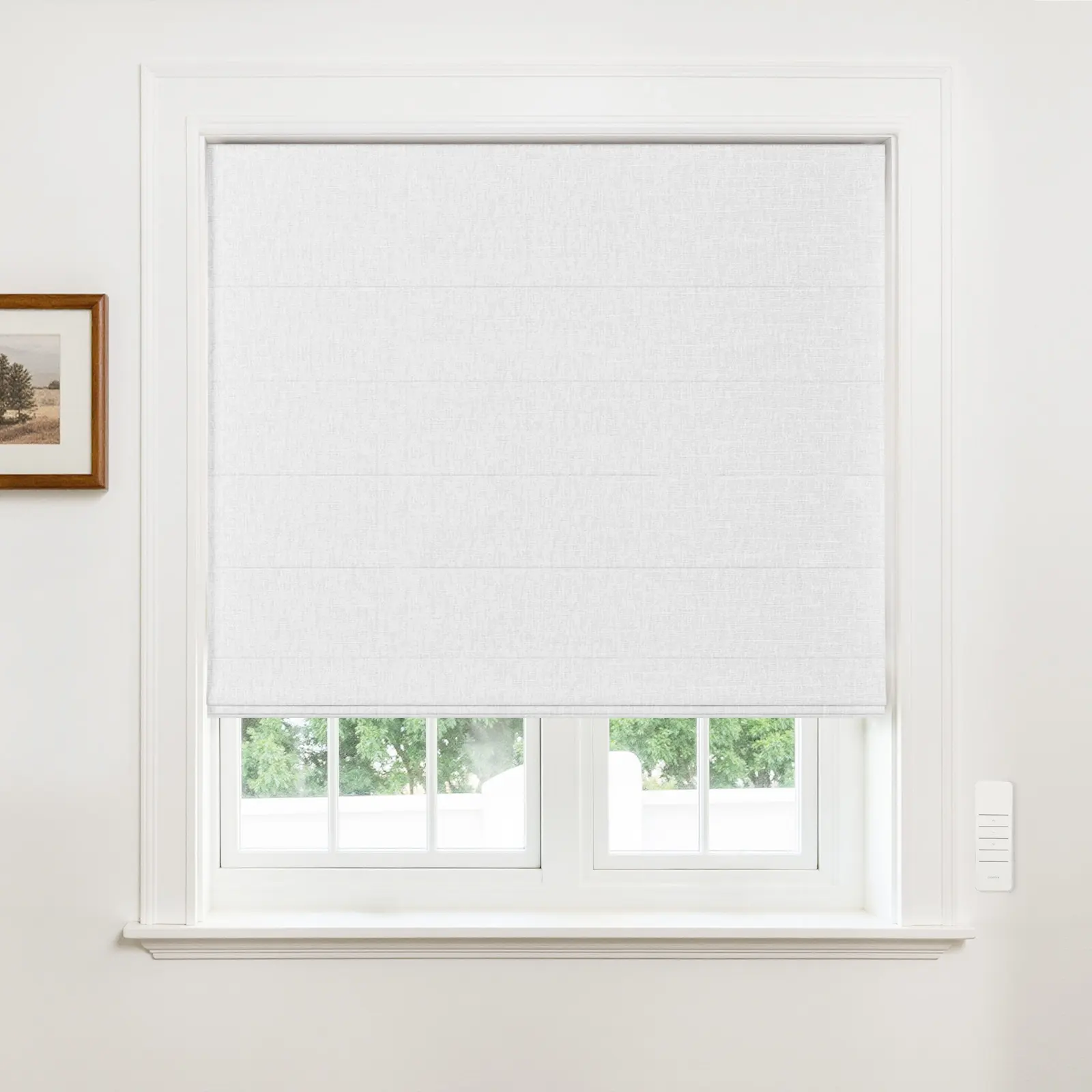 Alvin Motorized Blackout Boutique Roman Shade - Image 11