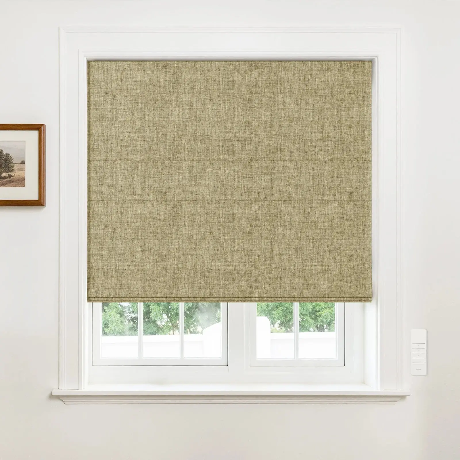 Alvin Motorized Blackout Boutique Roman Shade - Image 38