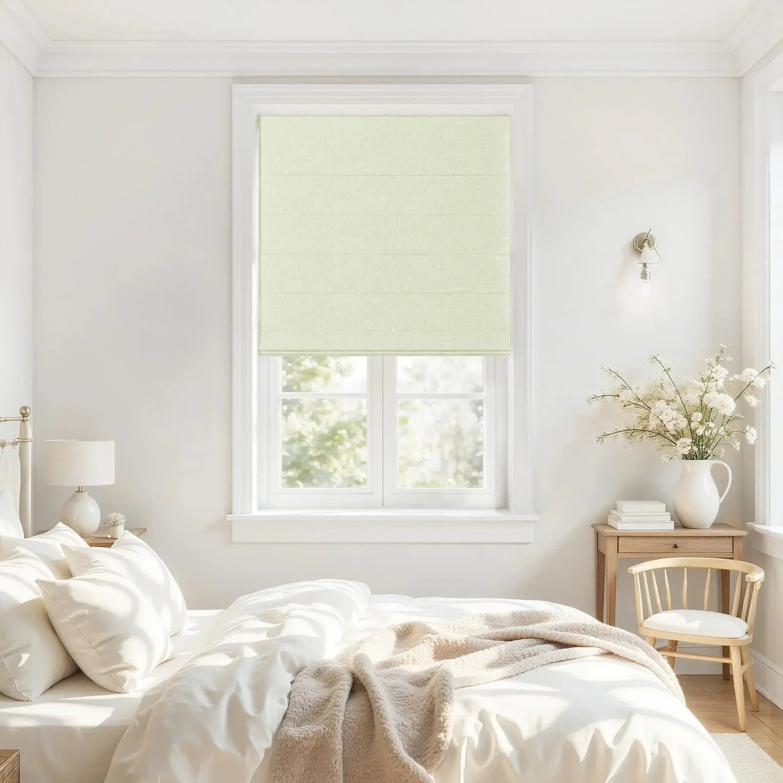 Alvin Motorized Blackout Boutique Roman Shade - Image 71