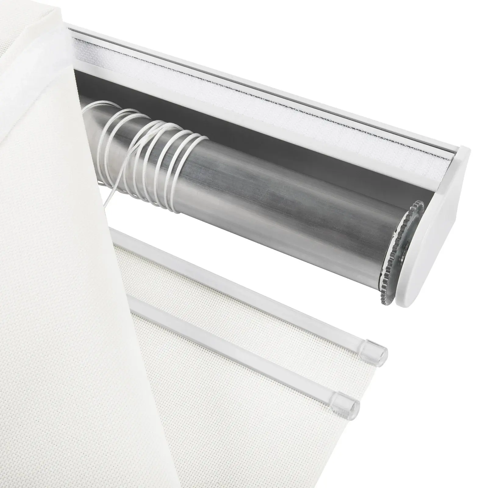 Alvin Motorized Sheer Light Filtering Roman Shade - Image 48