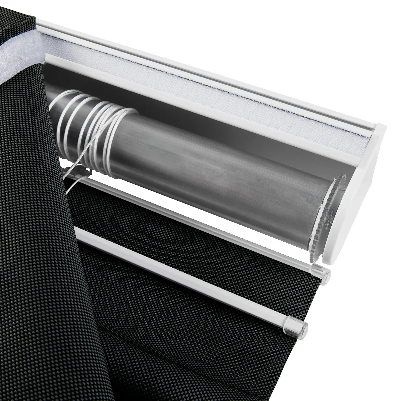 Alvin Motorized Sheer Light Filtering Roman Shade - Image 53