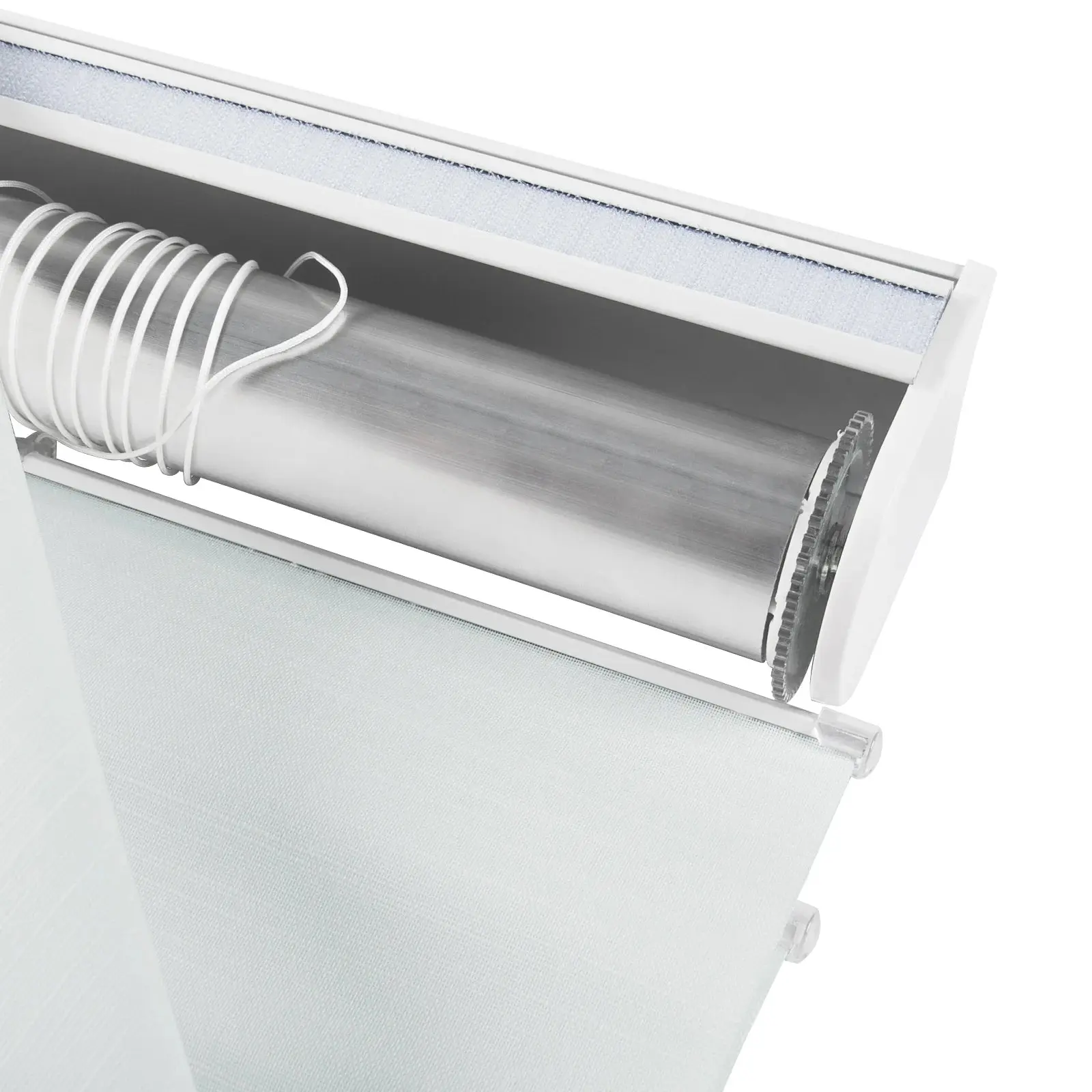 Alvin Motorized Sheer Light Filtering Roman Shade - Image 61