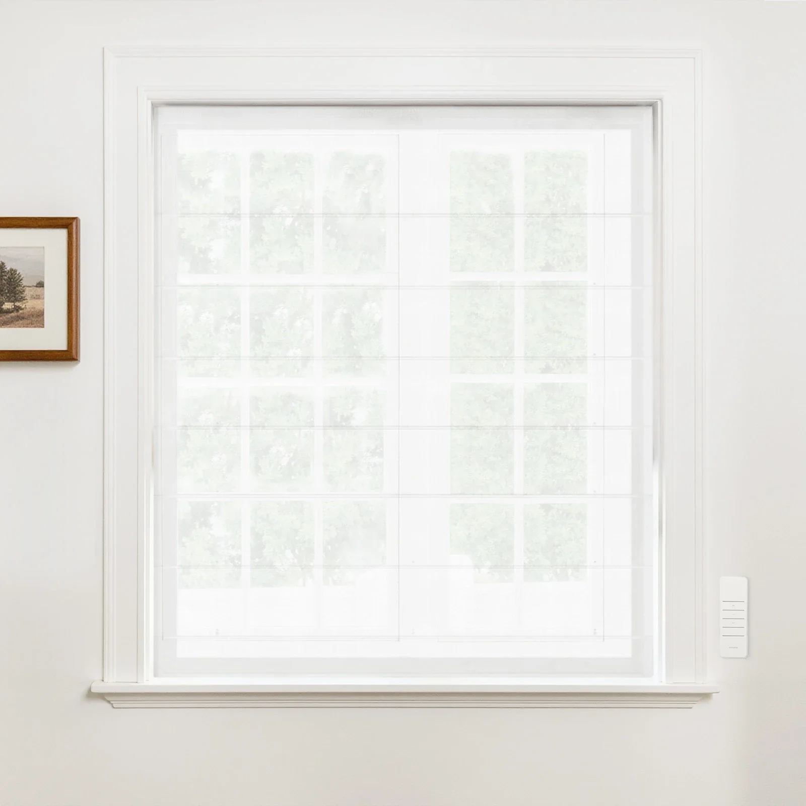 Alvin Motorized Sheer Roman Shade - Image 10