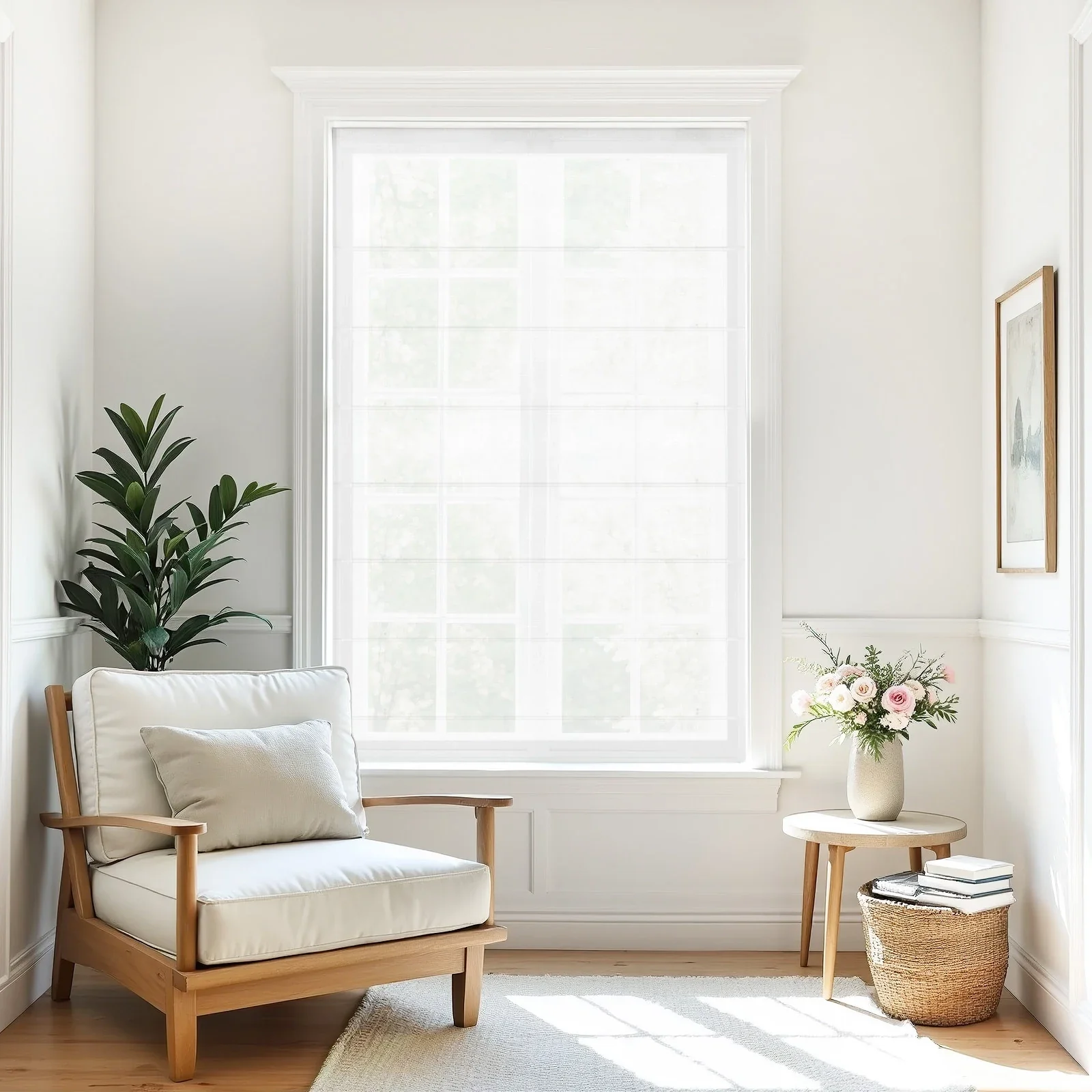Alvin Motorized Sheer Roman Shade - Image 13
