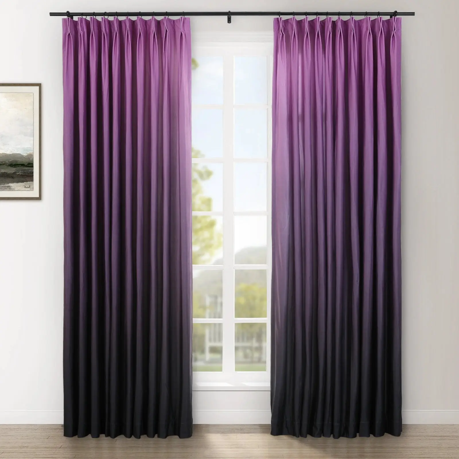 Amy Switzer Printed Velvet Pleated Drapery - Image 103