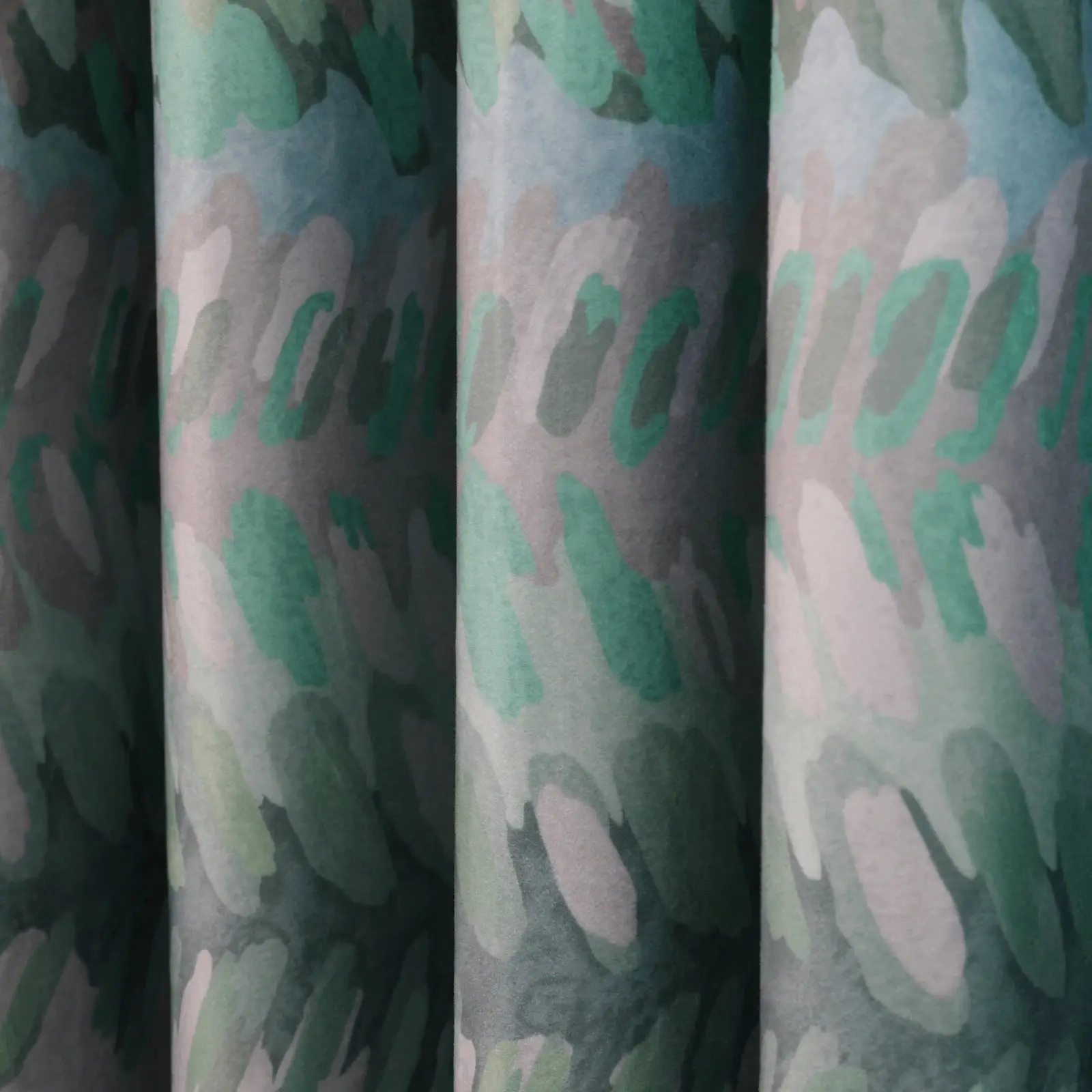 Amy Switzer Printed Velvet Pleated Drapery - Image 41