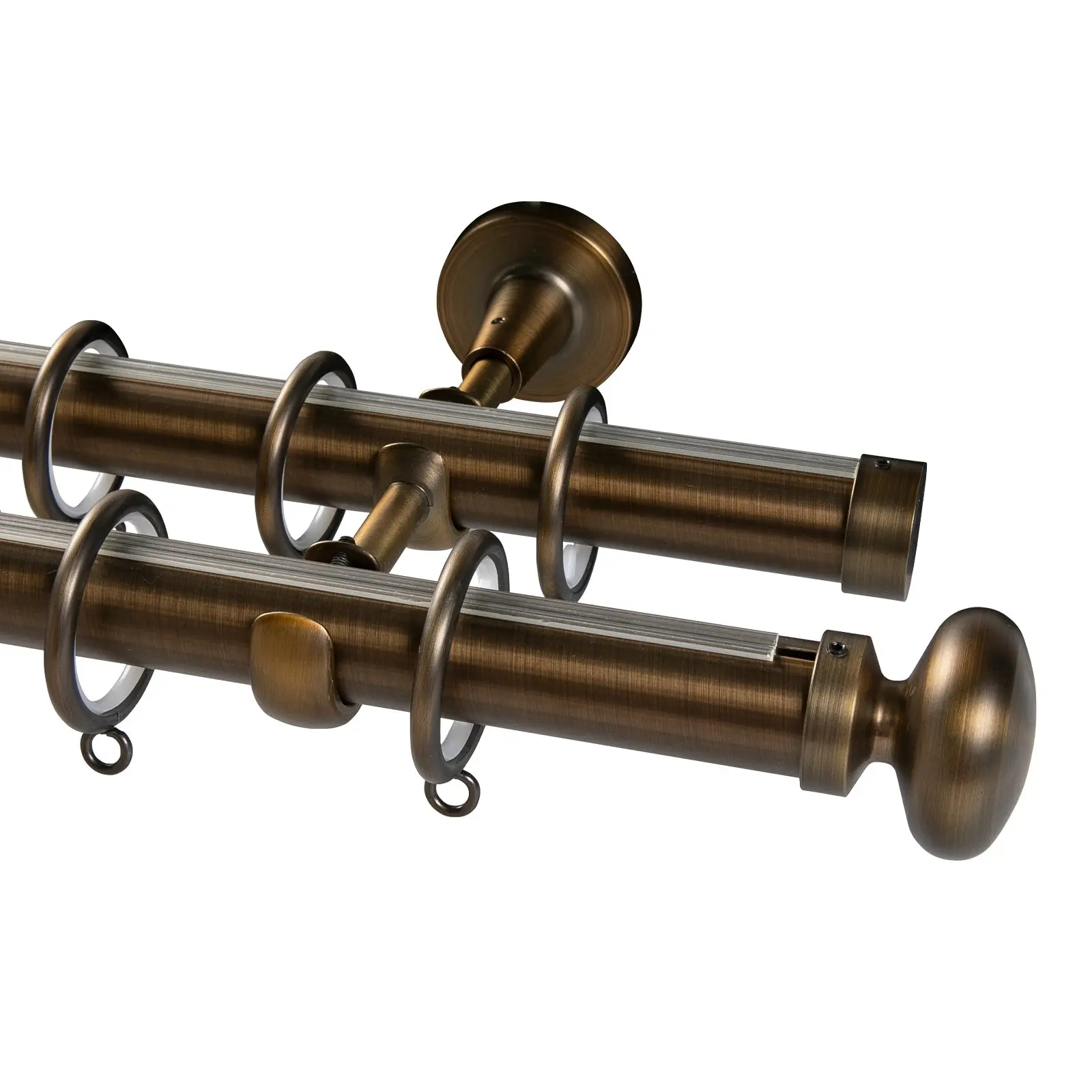 Arno Double Decorative Curtain Rod with Rings - Image 13