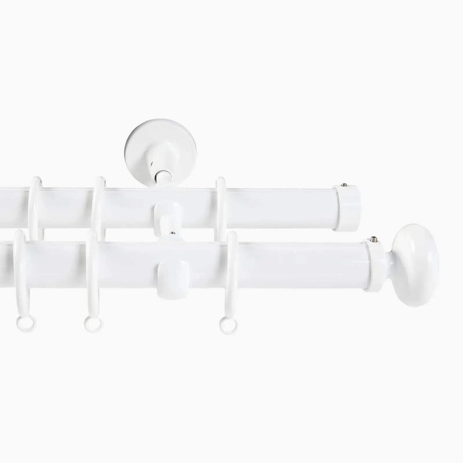 Arno Double Decorative Curtain Rod with Rings - Image 18