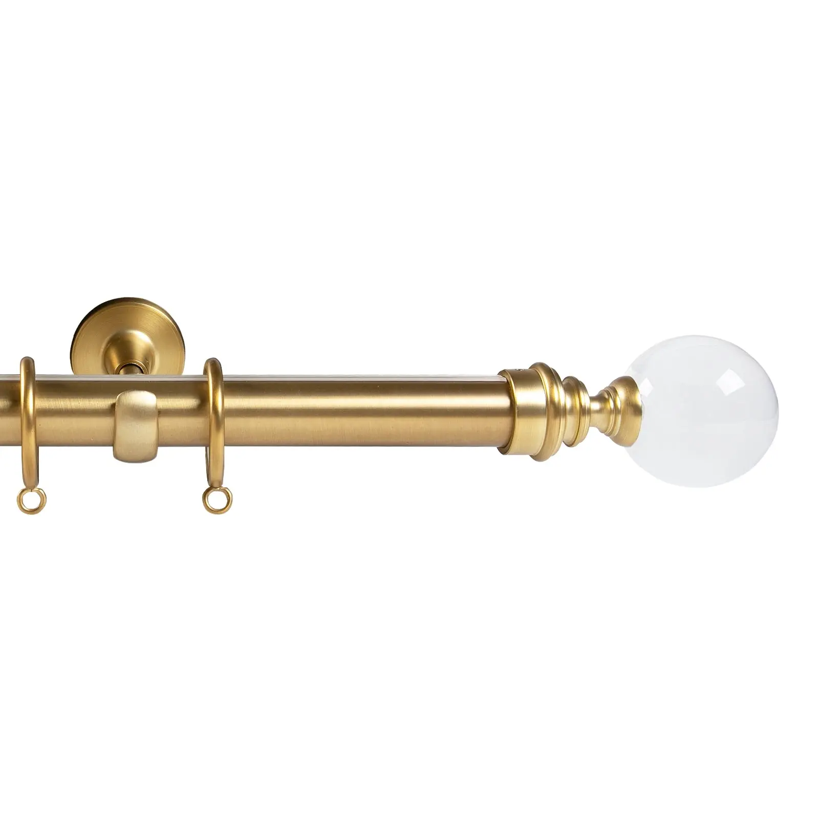Arno Single Decorative Curtain Rod with Rings - Image 12