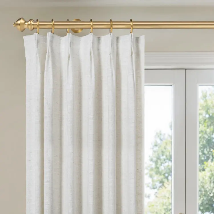 Arno Single Decorative Curtain Rod with Rings - Image 17