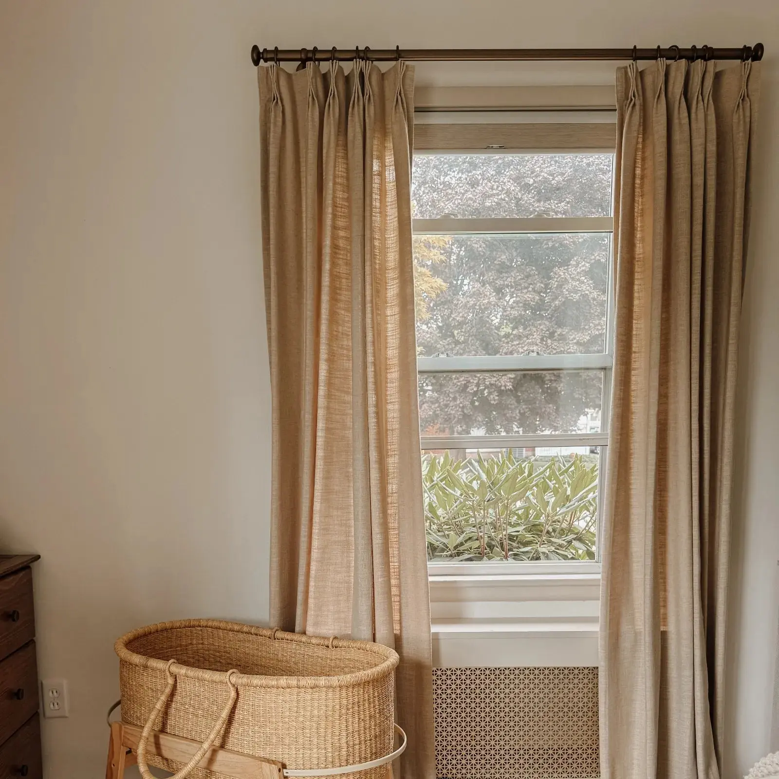 Arno Single Decorative Curtain Rod with Rings - Image 34