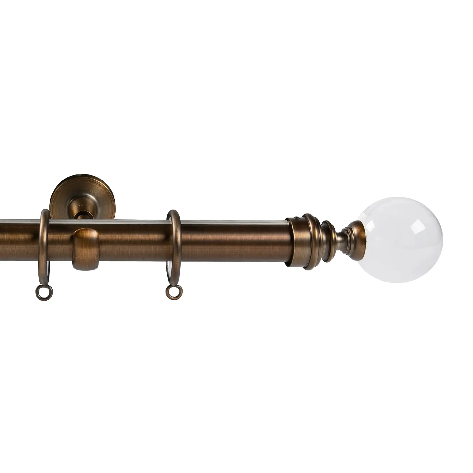 Arno Single Decorative Curtain Rod with Rings - Image 9