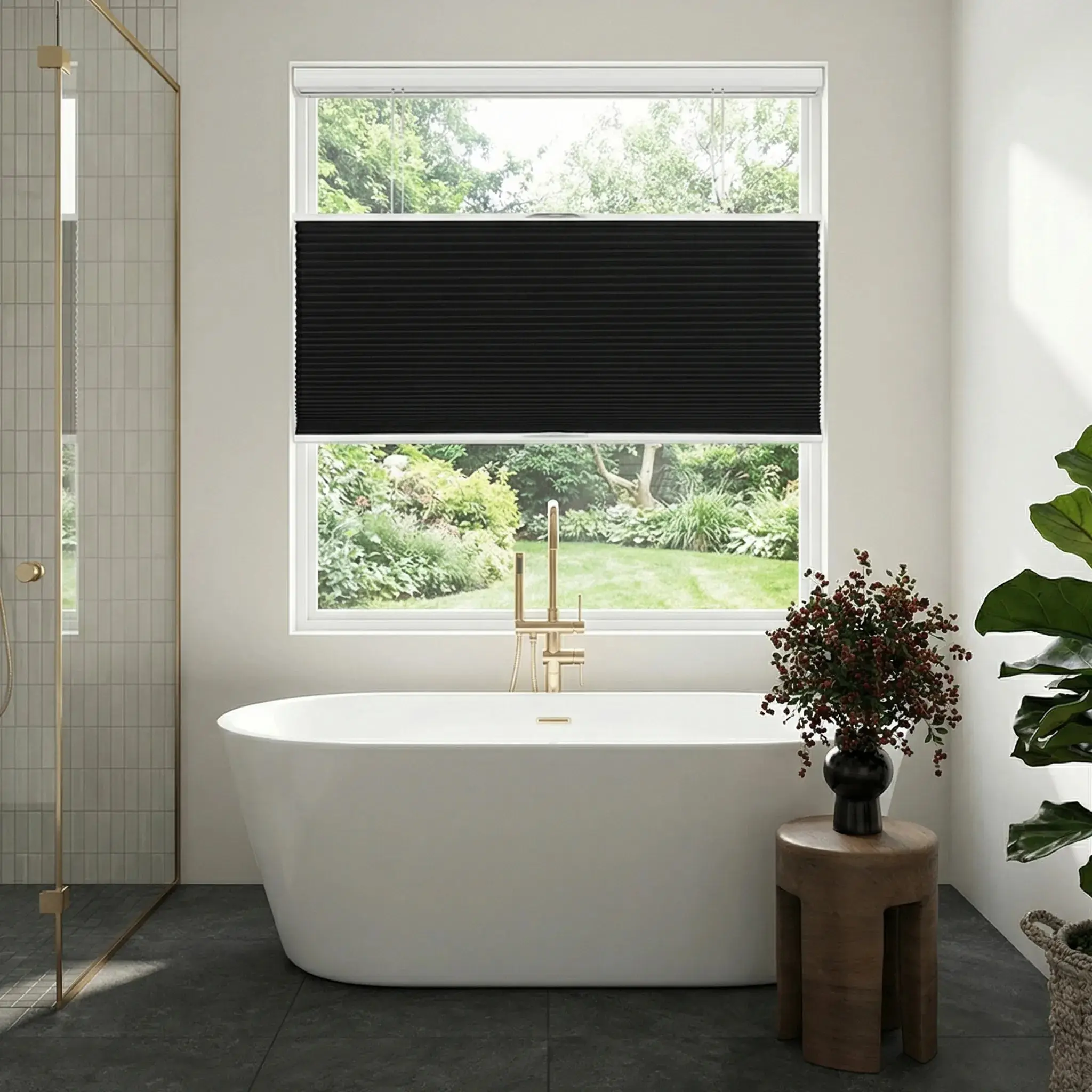 Aura Top Down Bottom Up Blackout Cellular Window Shades Cordless - Image 33
