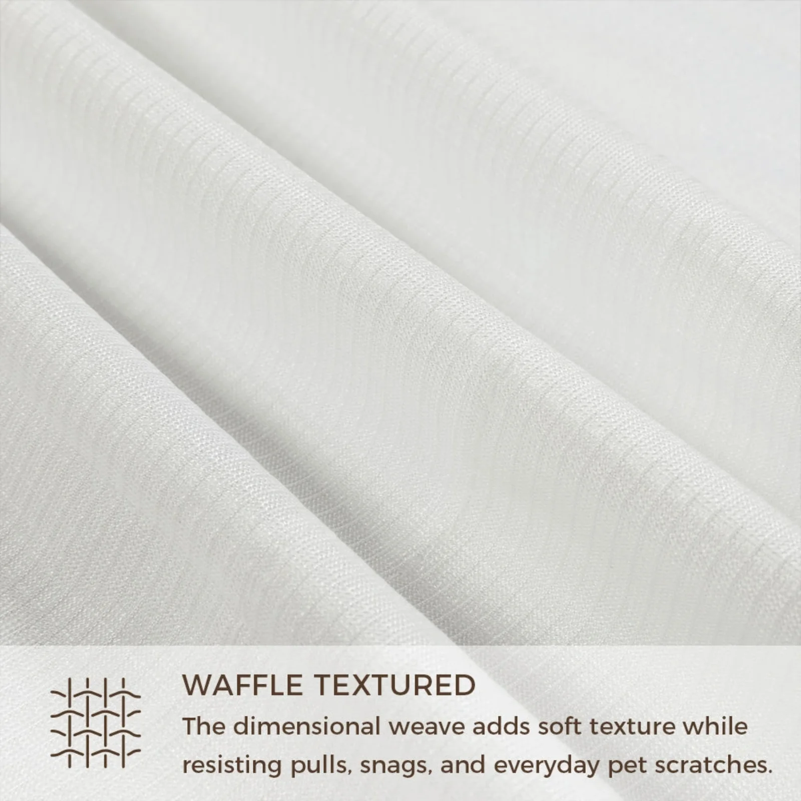 Bella Scratch Resistant Pet-Friendly Sheer Curtain Pleated - Image 3