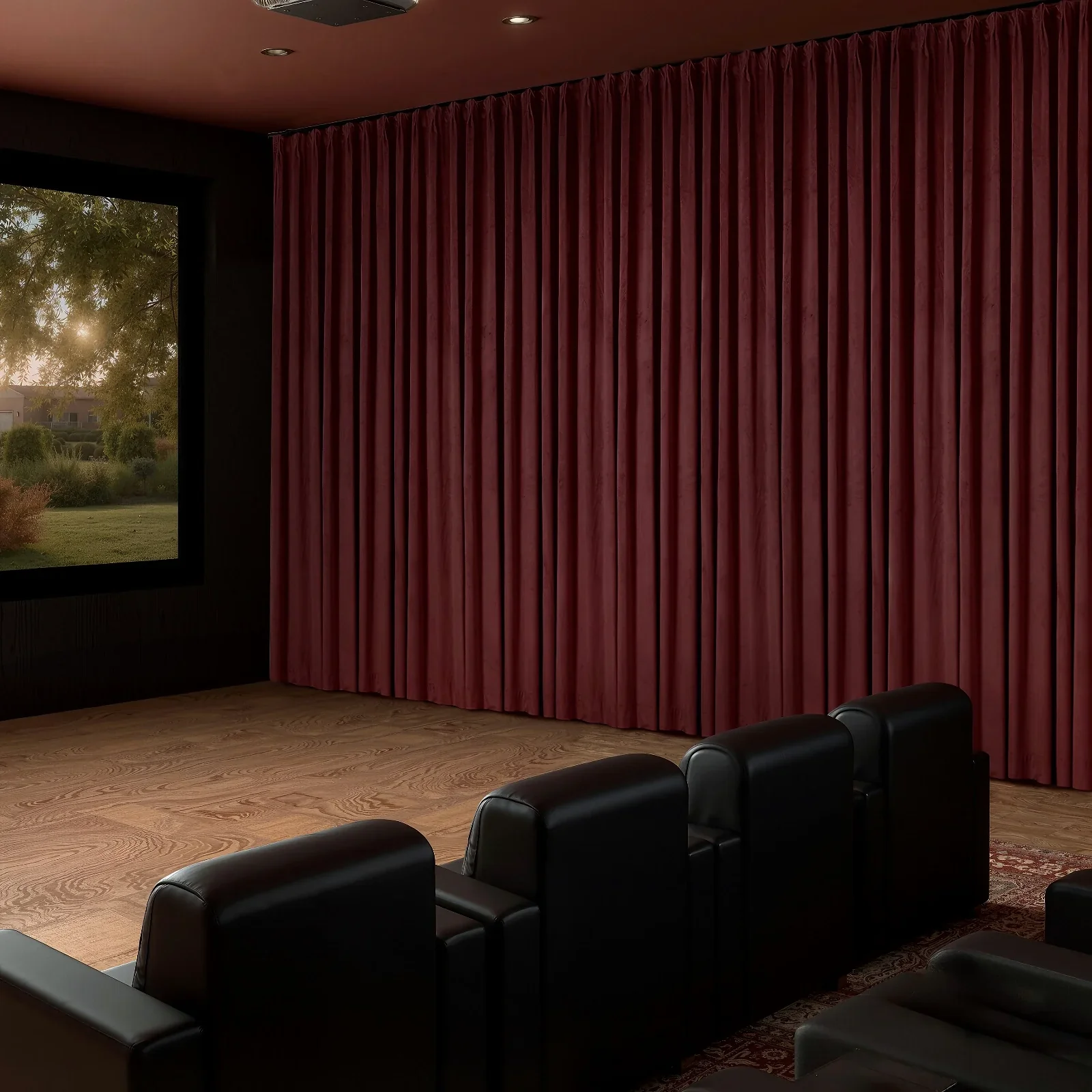 Birkin Velvet Blackout Theater Curtain - Image 13
