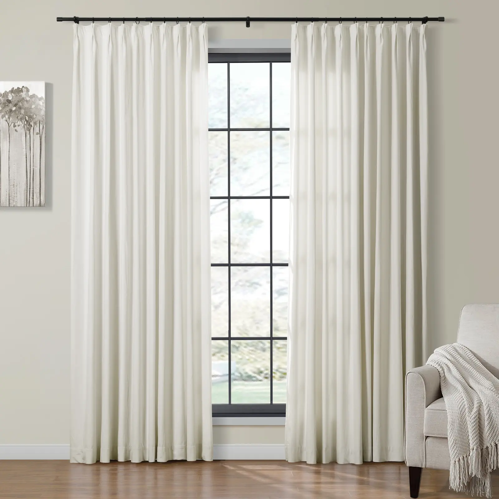 Birkin Velvet Curtain Pleated - Image 48