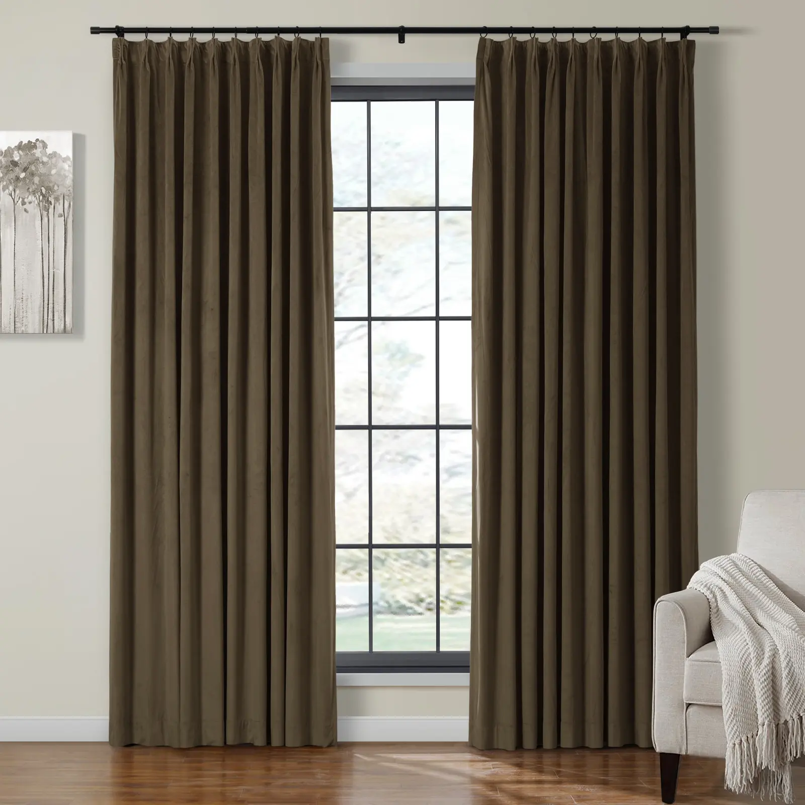 Birkin Velvet Curtain Pleated - Image 54
