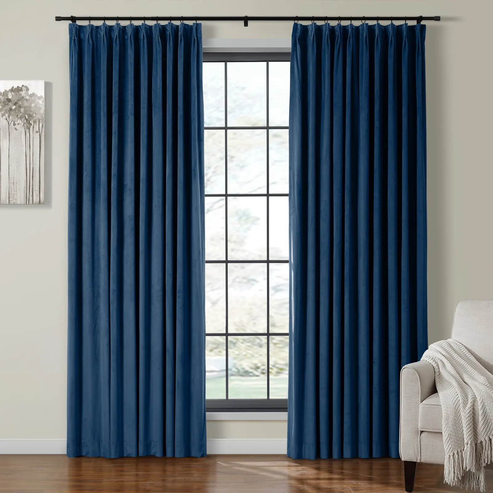Birkin Velvet Curtain Pleated - Image 63