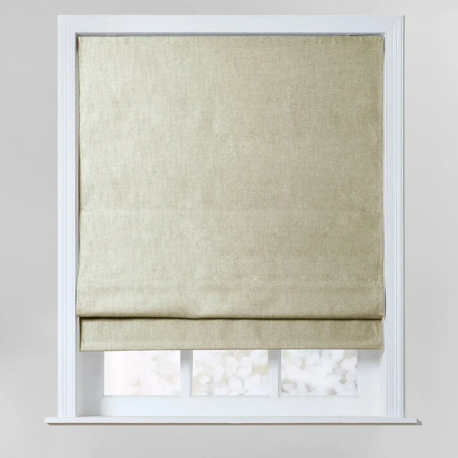 TWOPAGES Birkin Velvet Roman Shade Cordless - Wooden Headrail - Image 22