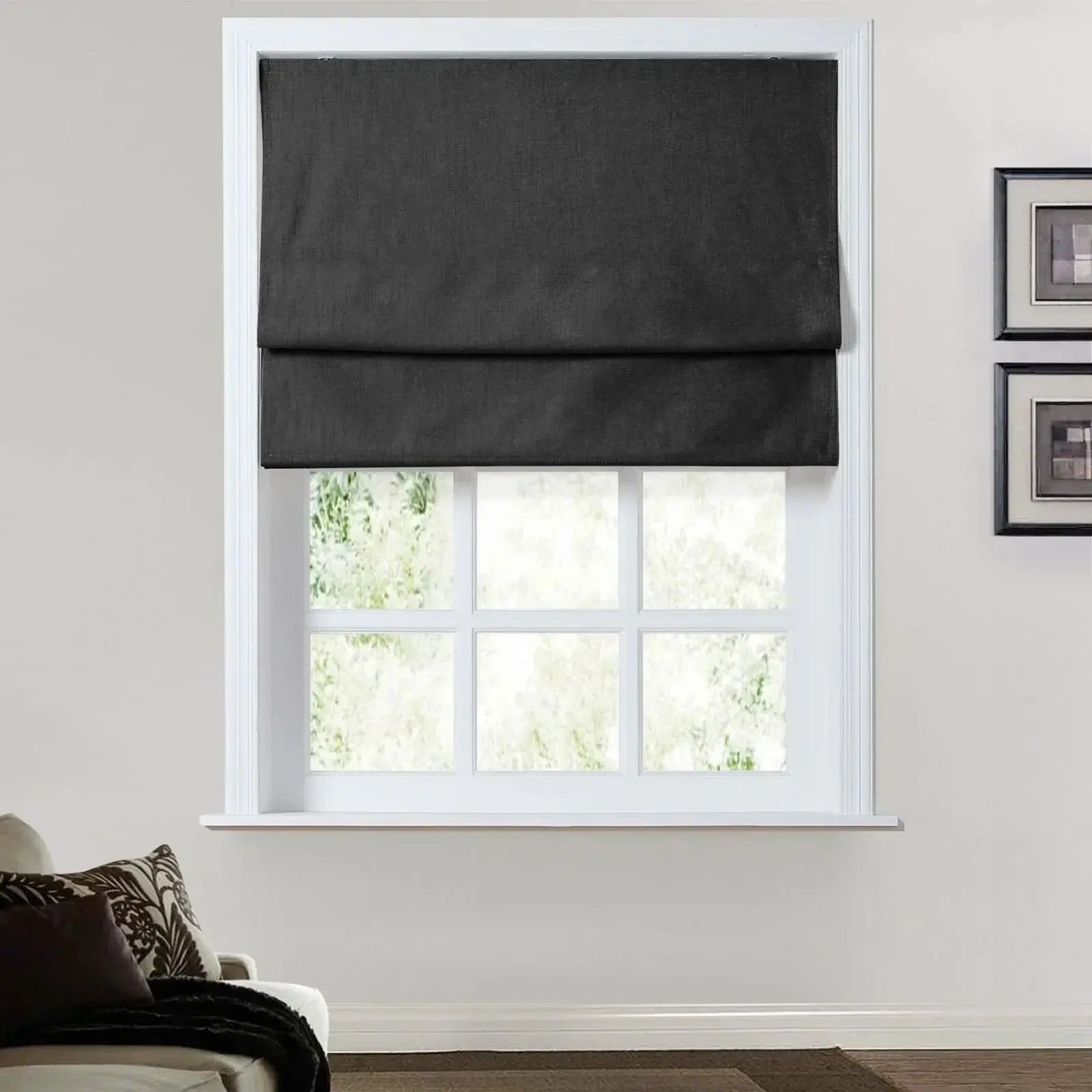 Birkin Velvet Roman Shades for Windows - Image 17