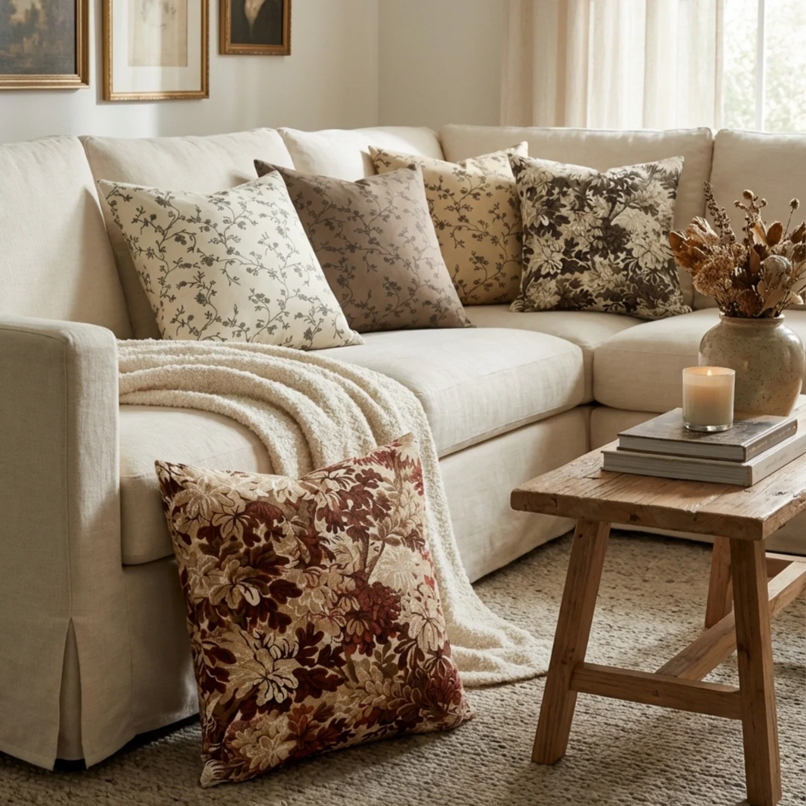 Britt Bengoechea Print Linen Cotton Pillow Cover - Image 49