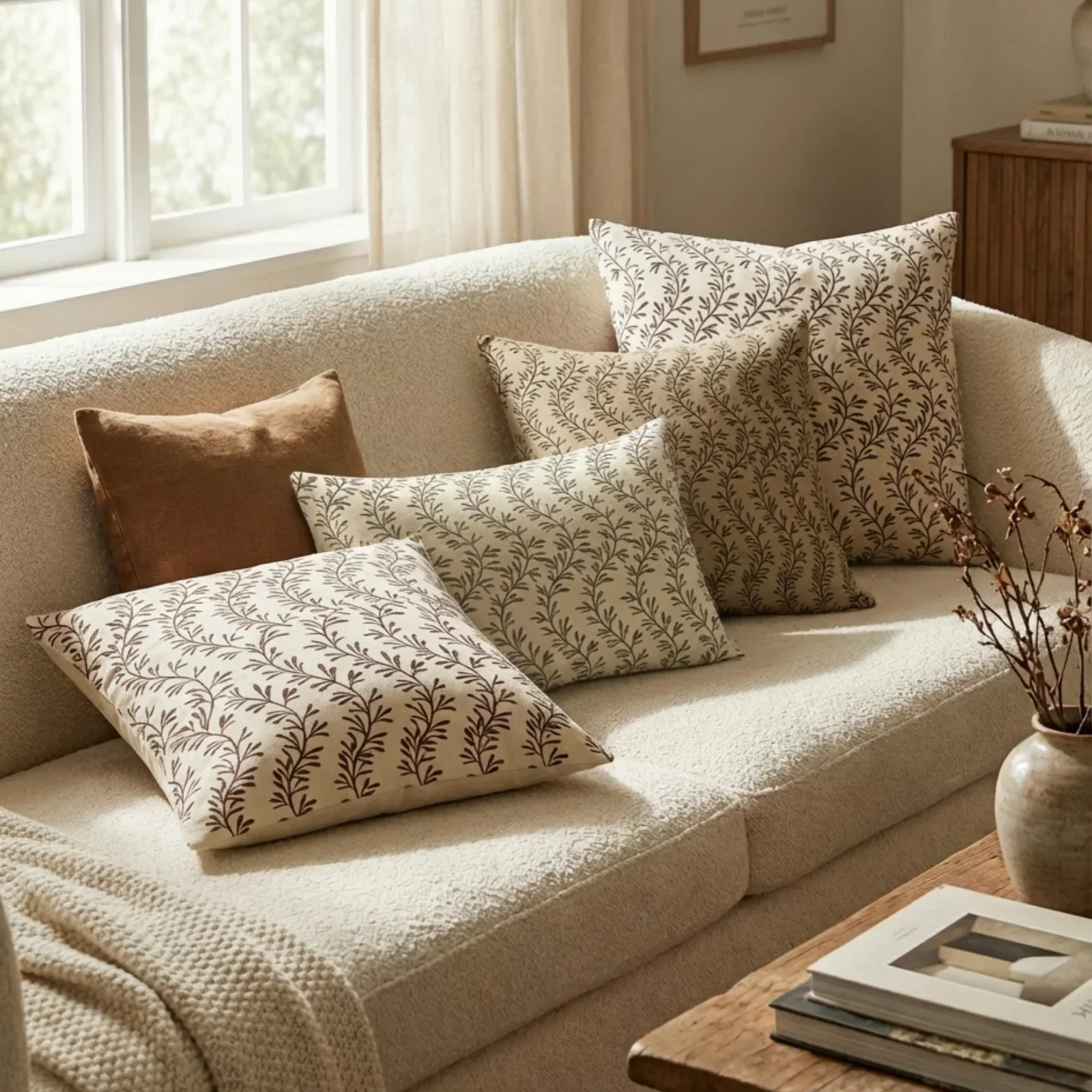 Britt Bengoechea Print Linen Cotton Pillow Cover - Image 53
