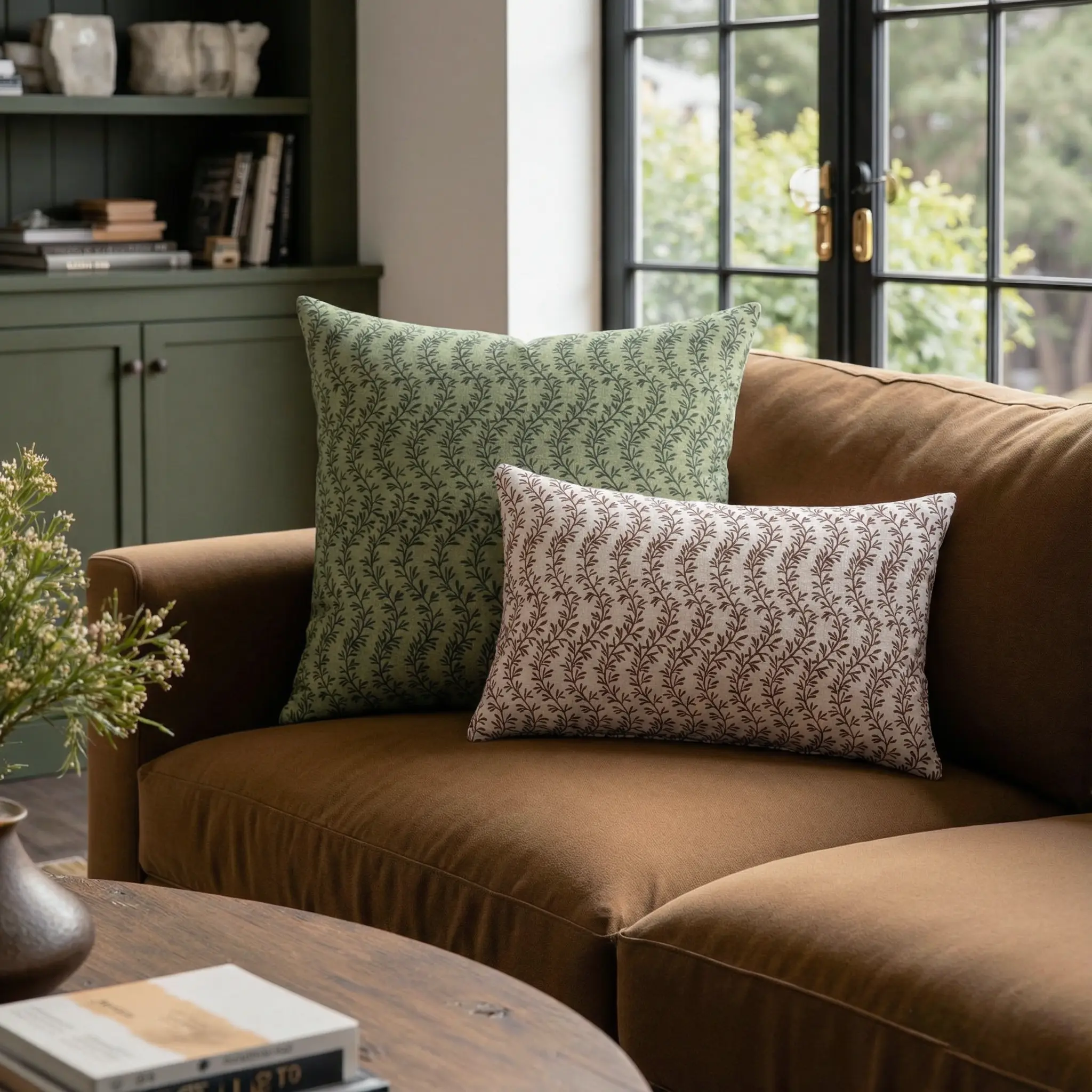 Britt Bengoechea Print Linen Cotton Pillow Cover - Image 59