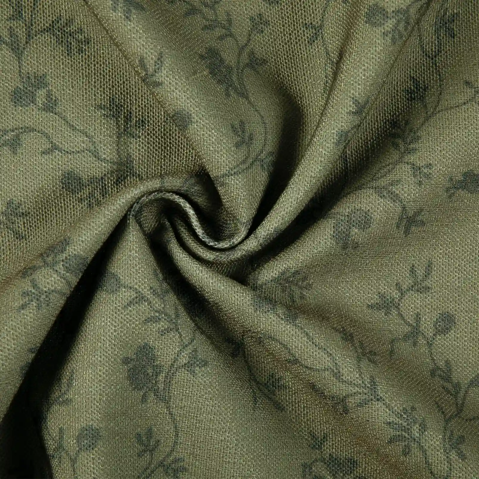 Britt Bengoechea Floral Print Linen Cotton Drapery Pleated - Image 50