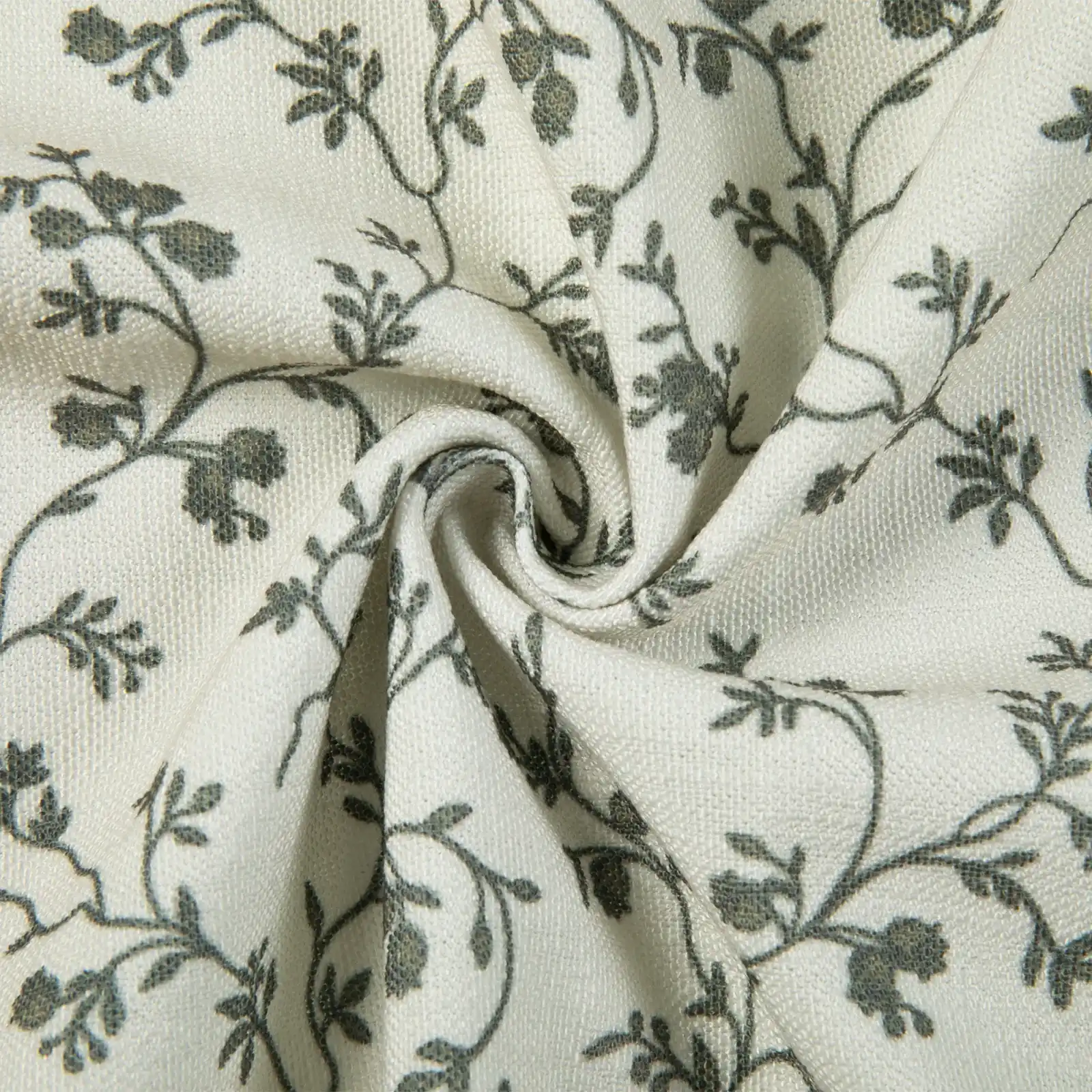 Britt Bengoechea Floral Print Linen Cotton Drapery Pleated - Image 35