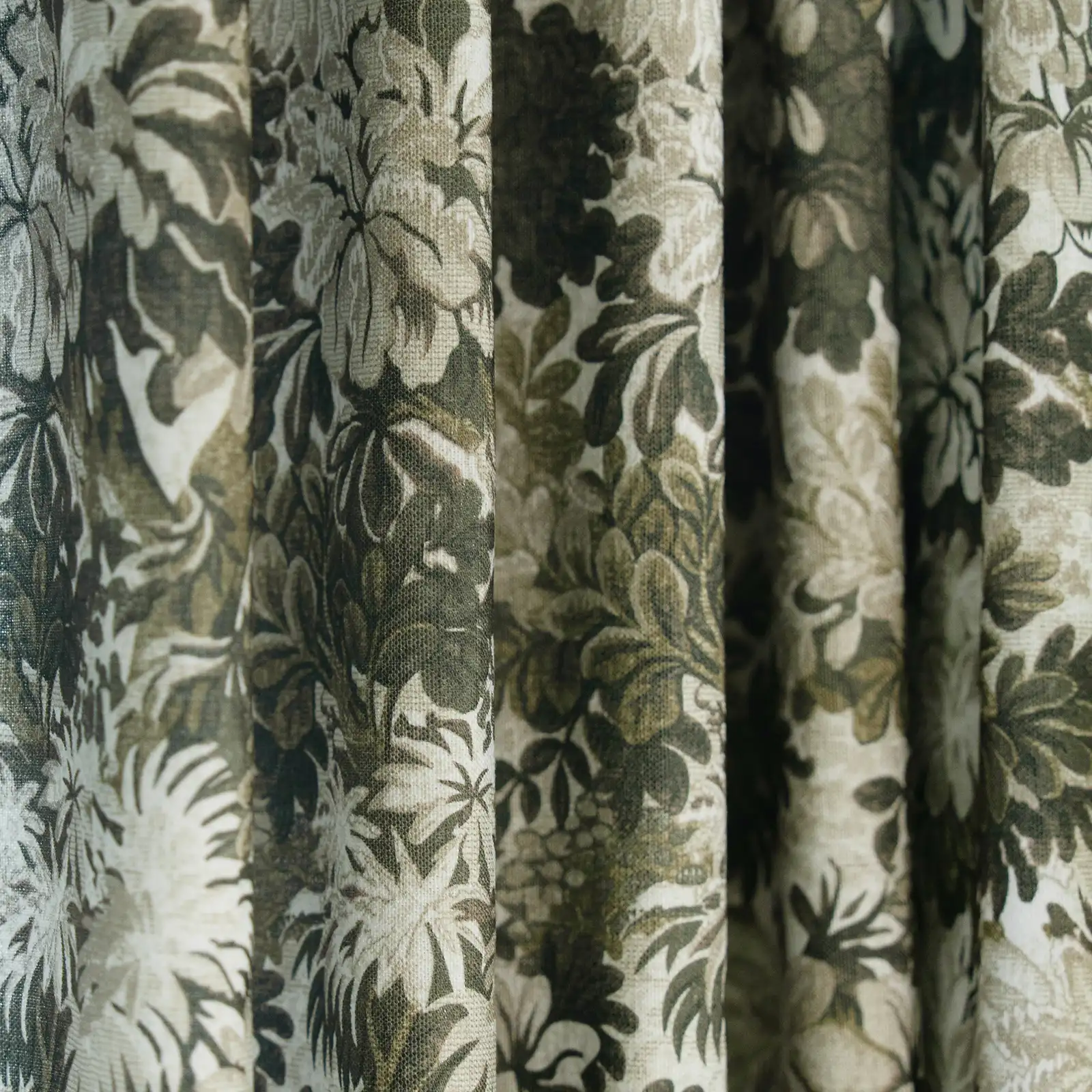 Britt Bengoechea Floral Print Linen Cotton Drapery Pleated - Image 28