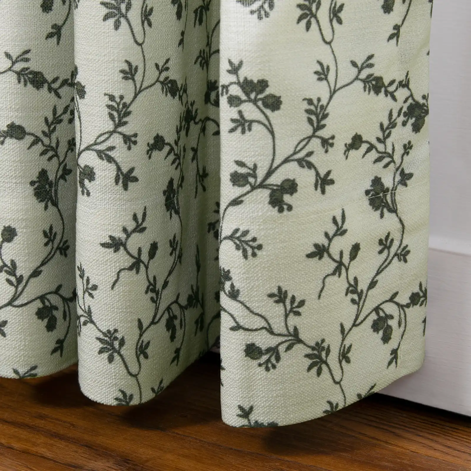 Britt Bengoechea Floral Print Linen Cotton Drapery Pleated - Image 36