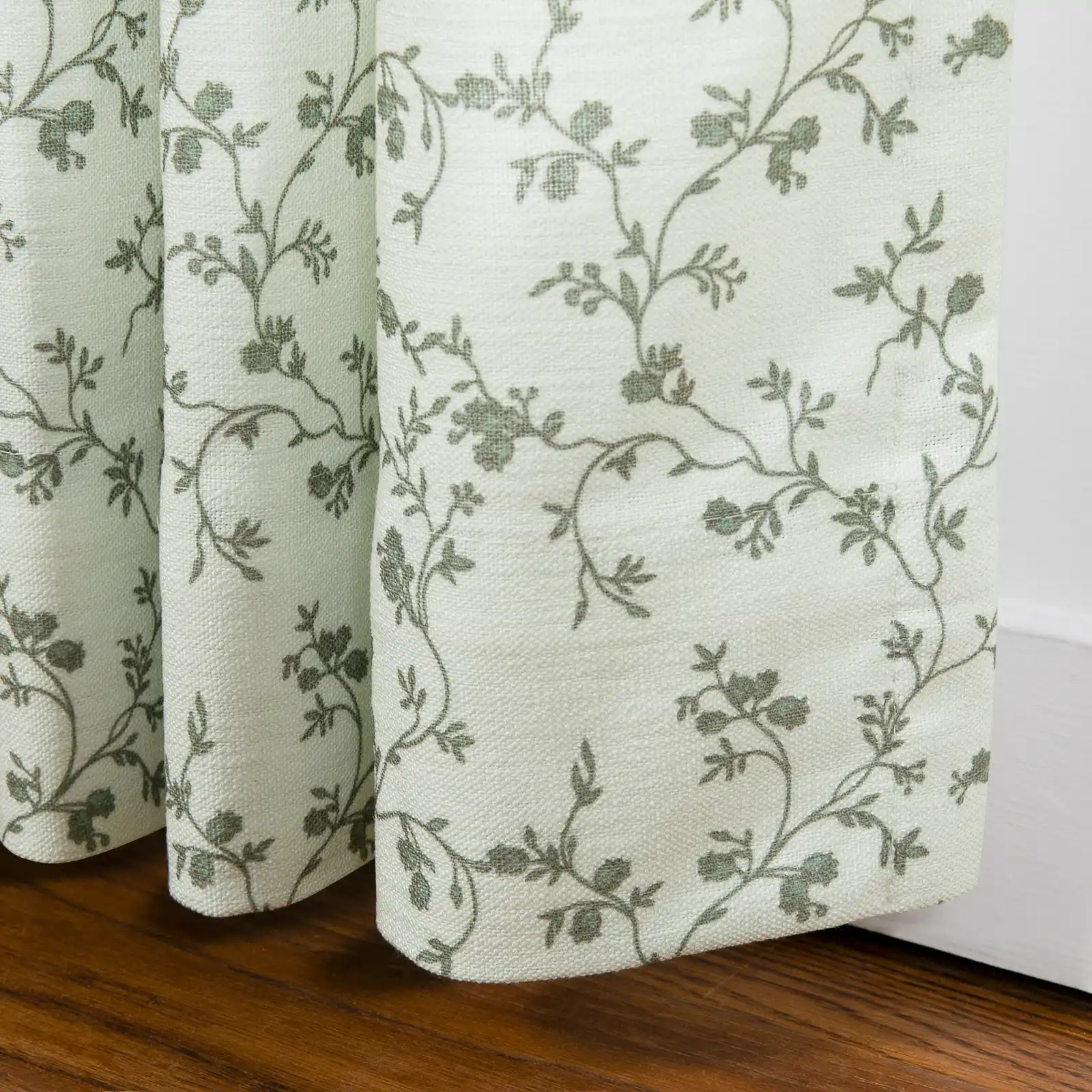 Britt Bengoechea Floral Print Linen Cotton Drapery Pleated - Image 44