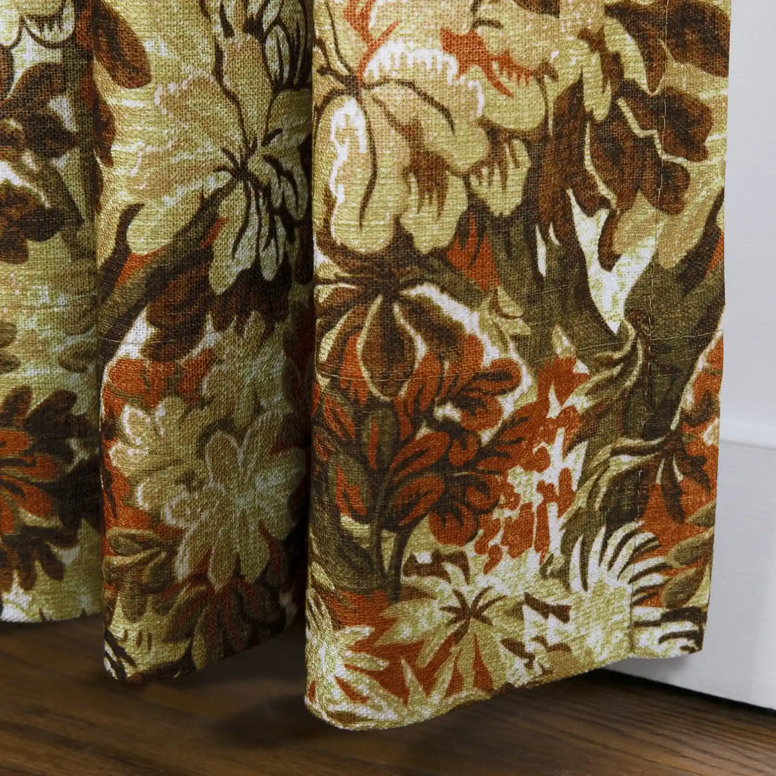 Britt Bengoechea Floral Print Linen Cotton Drapery Pleated - Image 76
