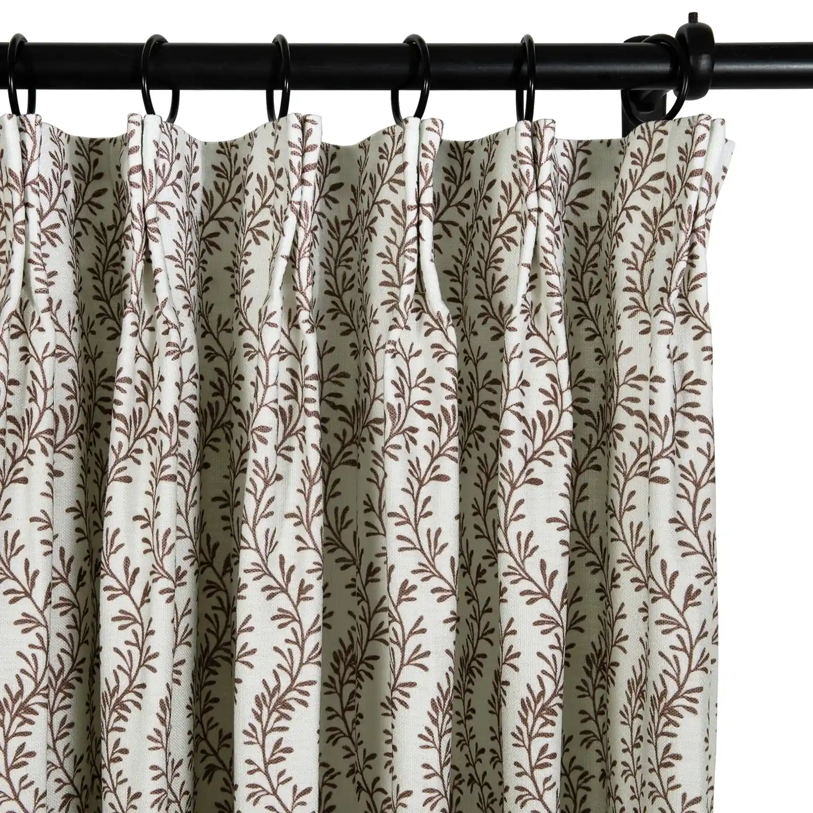 Britt Bengoechea Floral Print Linen Cotton Drapery Pleated - Image 78