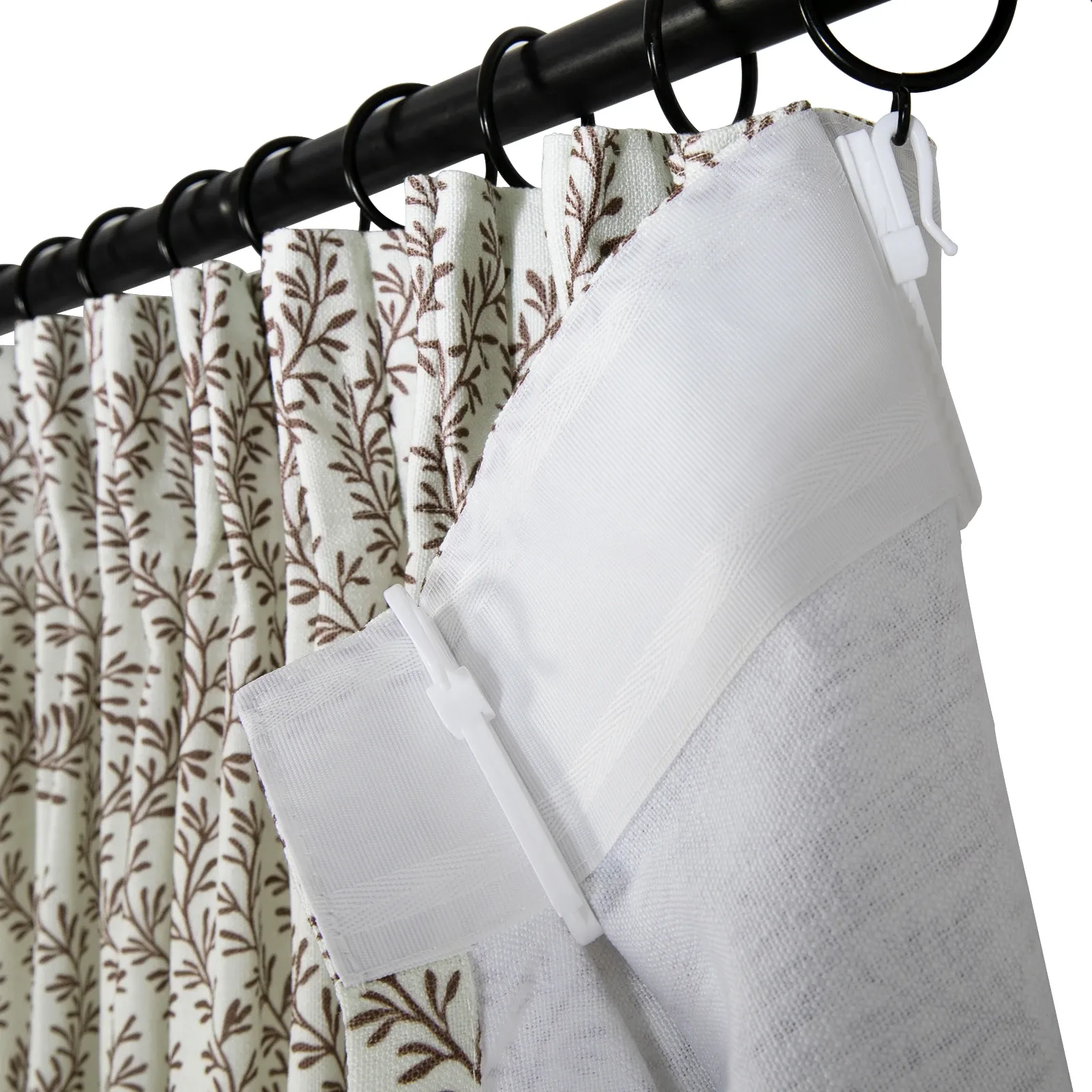 Britt Bengoechea Floral Print Linen Cotton Drapery Pleated - Image 80