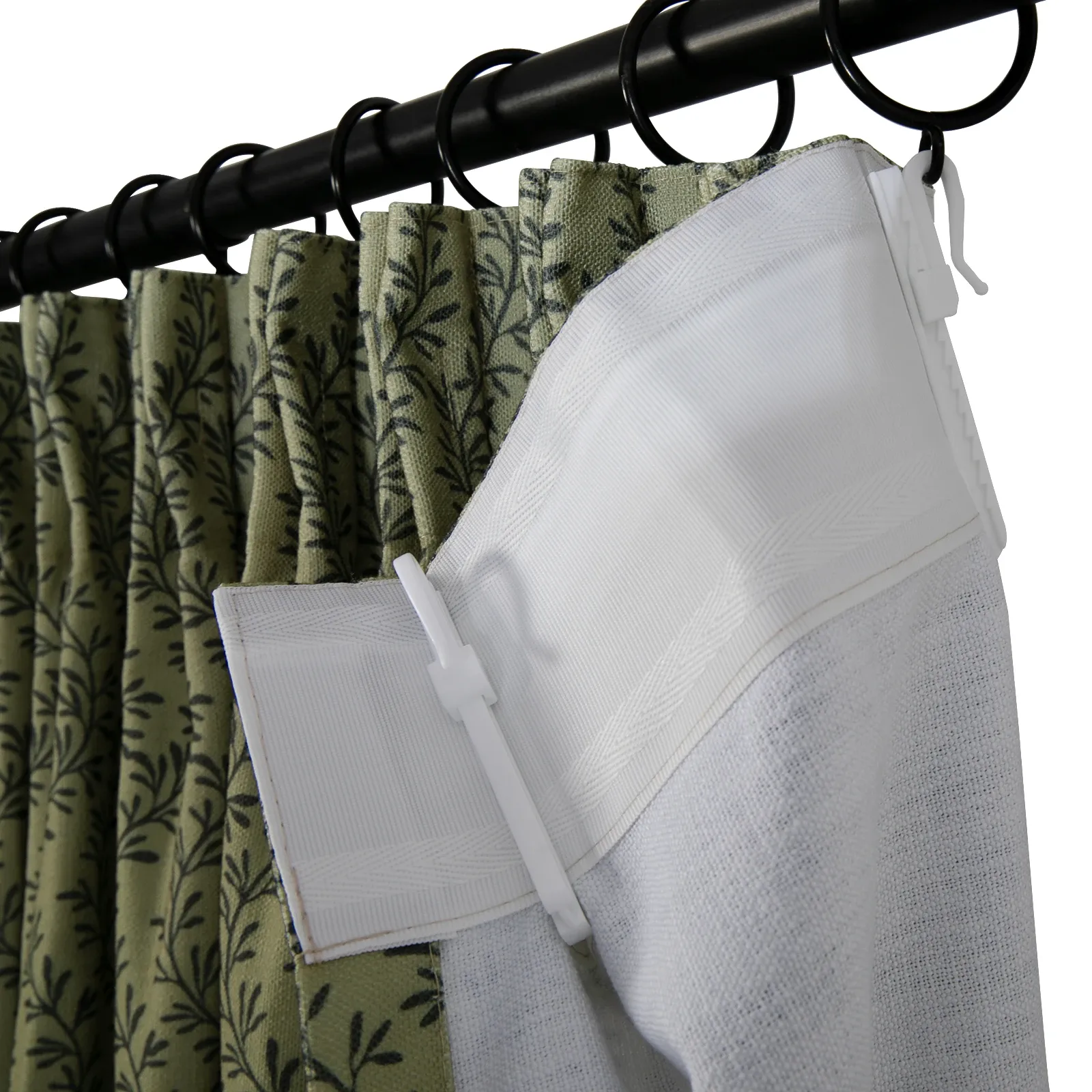 Britt Bengoechea Floral Print Linen Cotton Drapery Pleated - Image 99