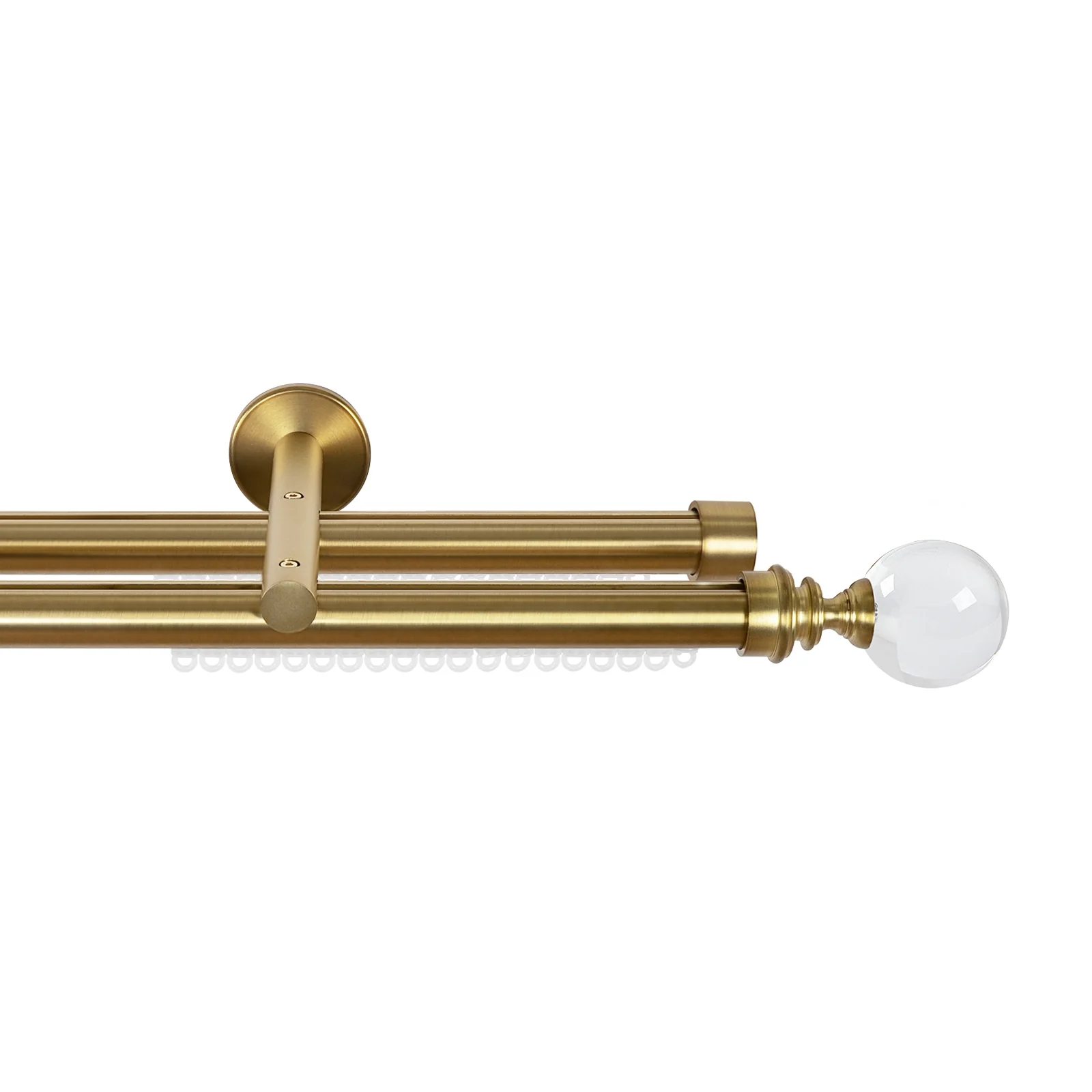 Cato Double Decorative Traverse Curtain Rod - Image 12