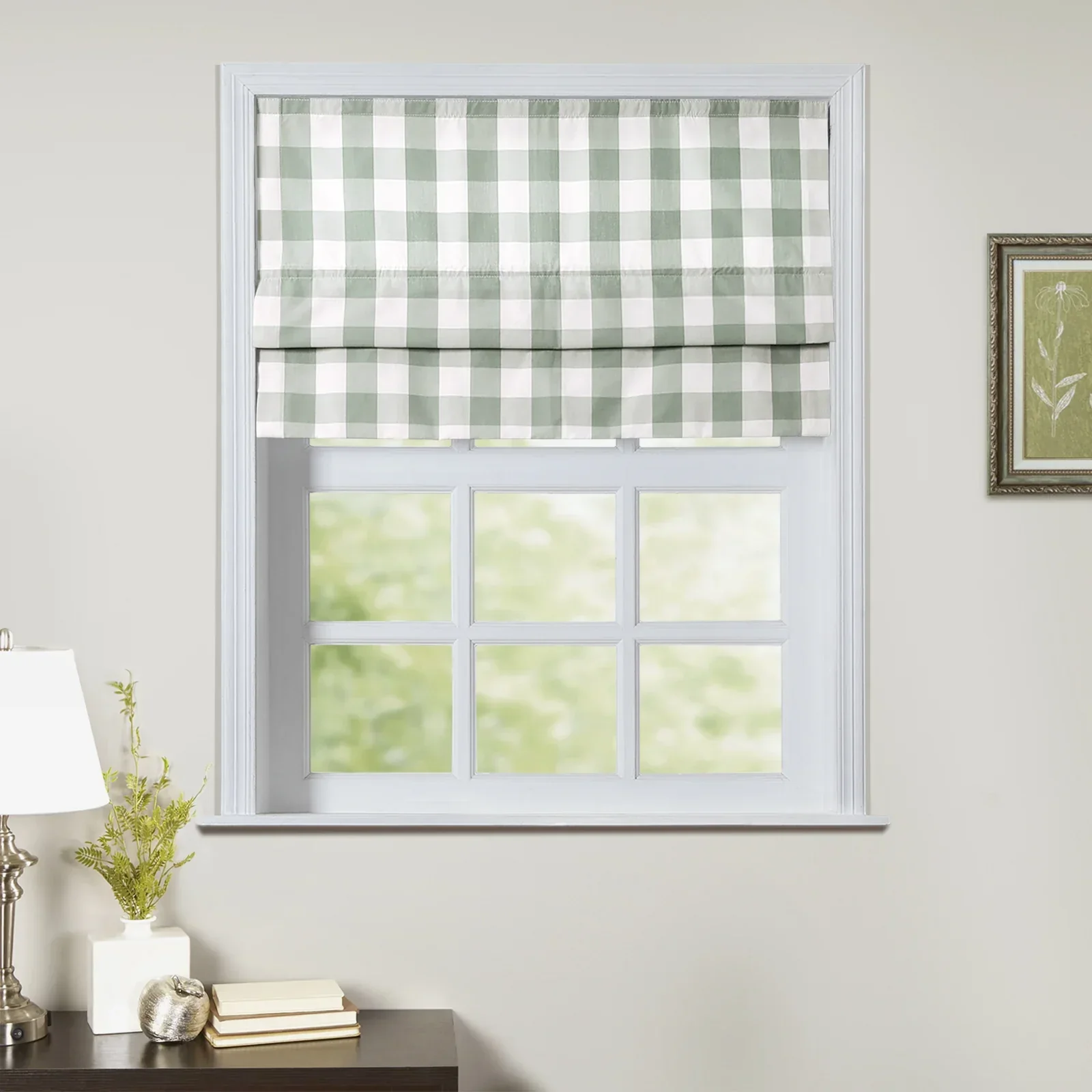 Celia Patterned Roman Shade Cord Lift - Image 52
