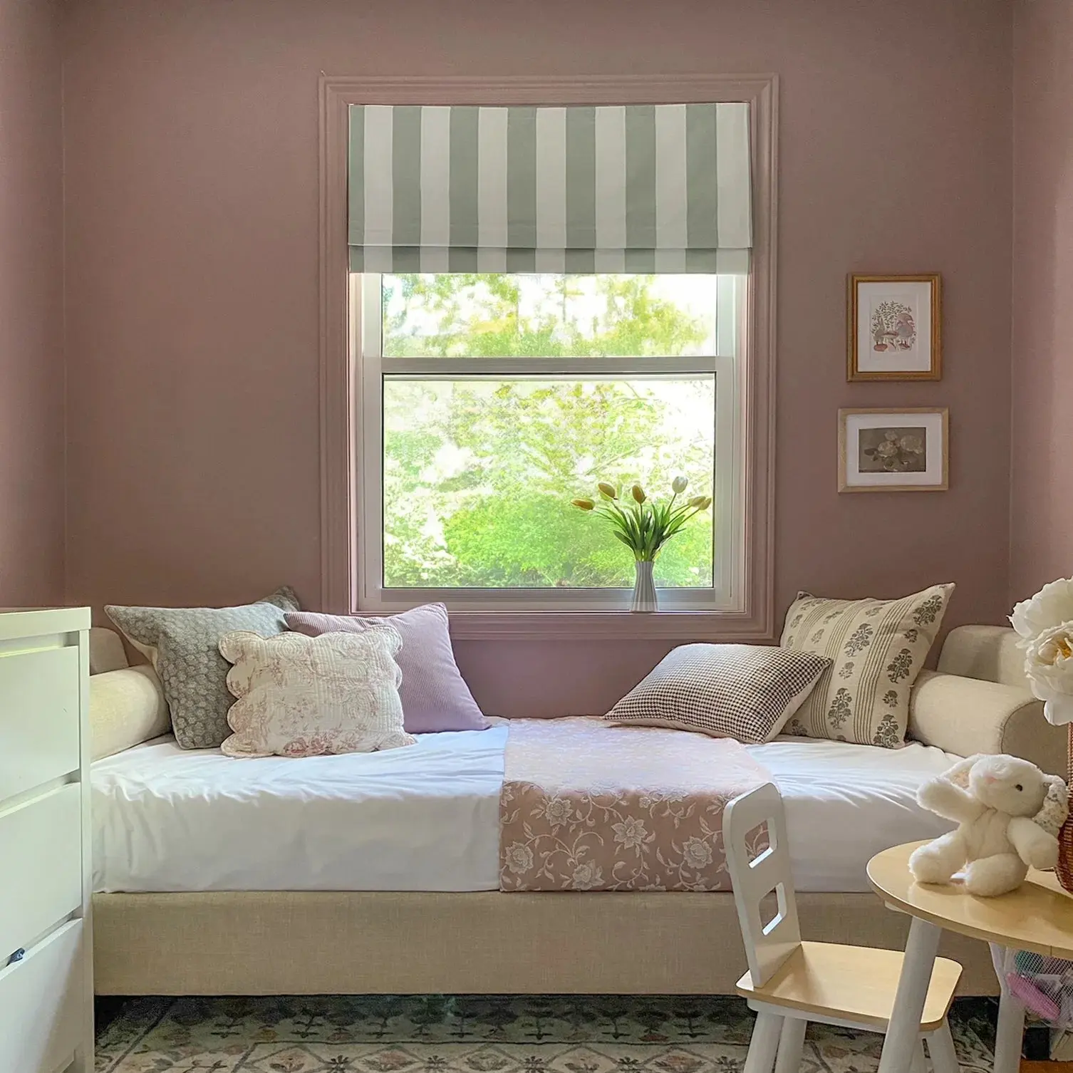 Celia Patterned Roman Shade Cordless - Image 14