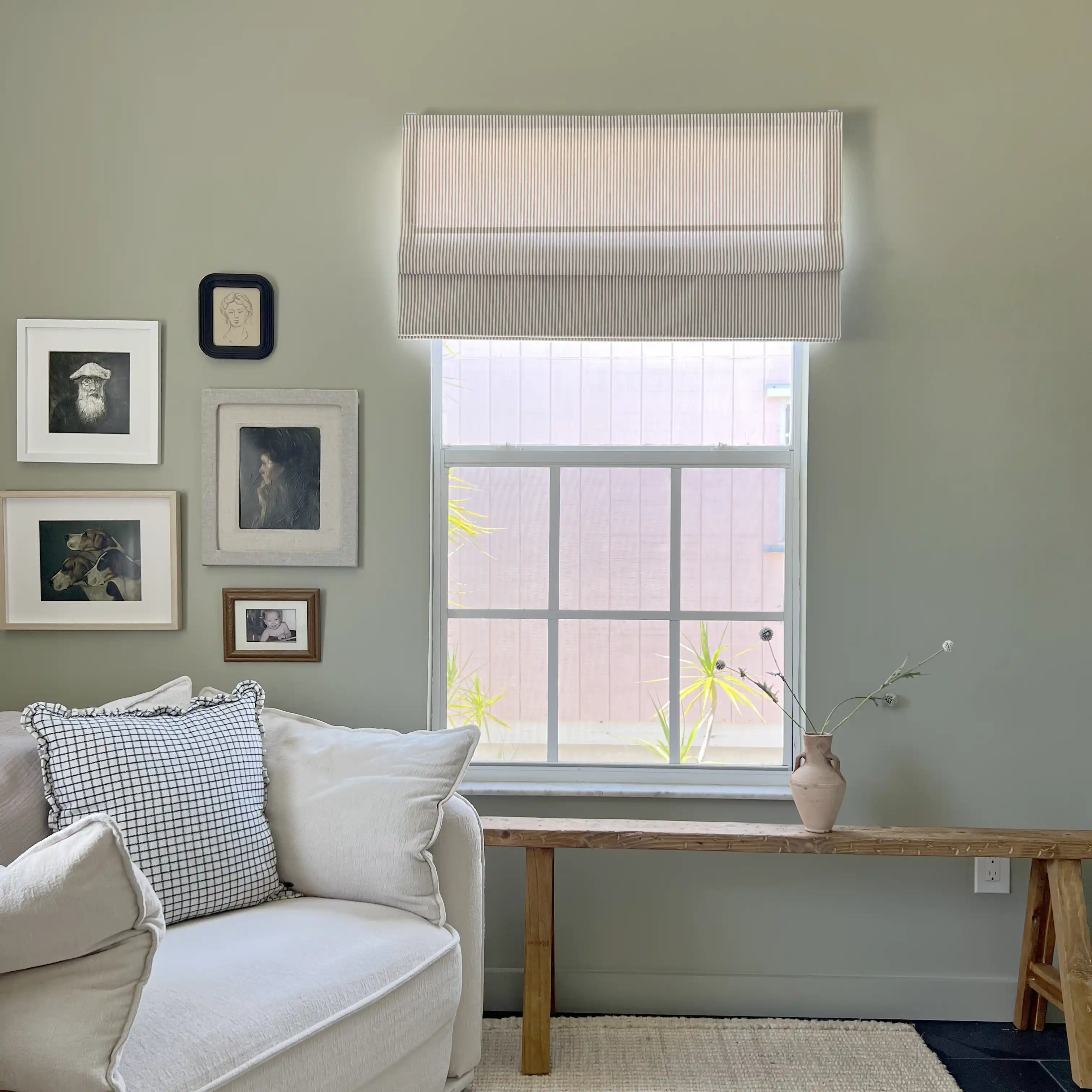 Celia Patterned Roman Shade Cordless - Image 5