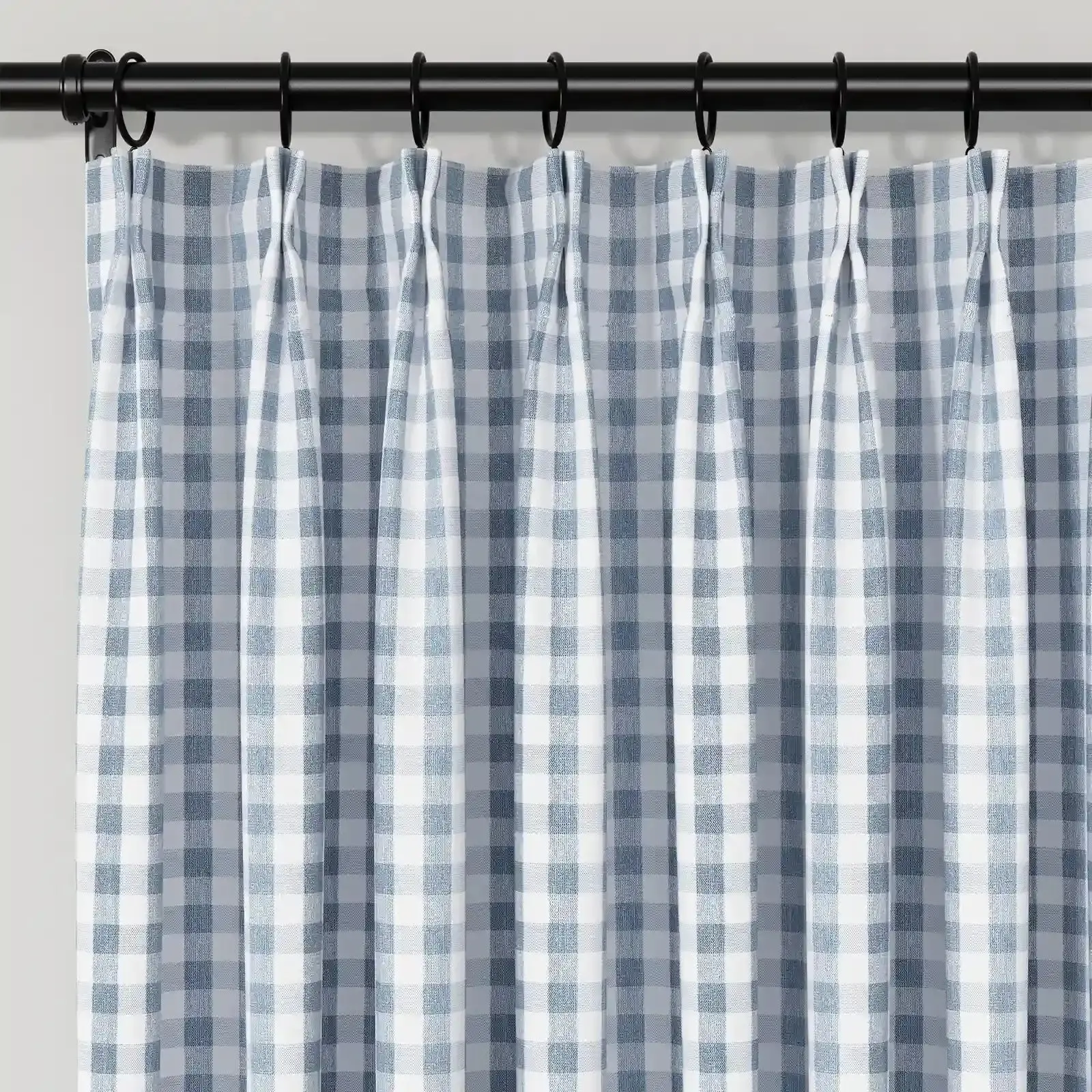 Celia Striped Plaid Cafe Curtain - Image 51