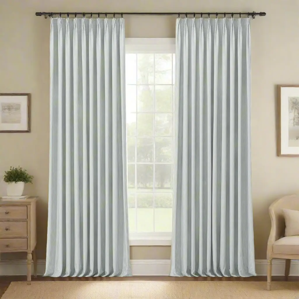 Celia Striped Plaid Curtain - Image 24
