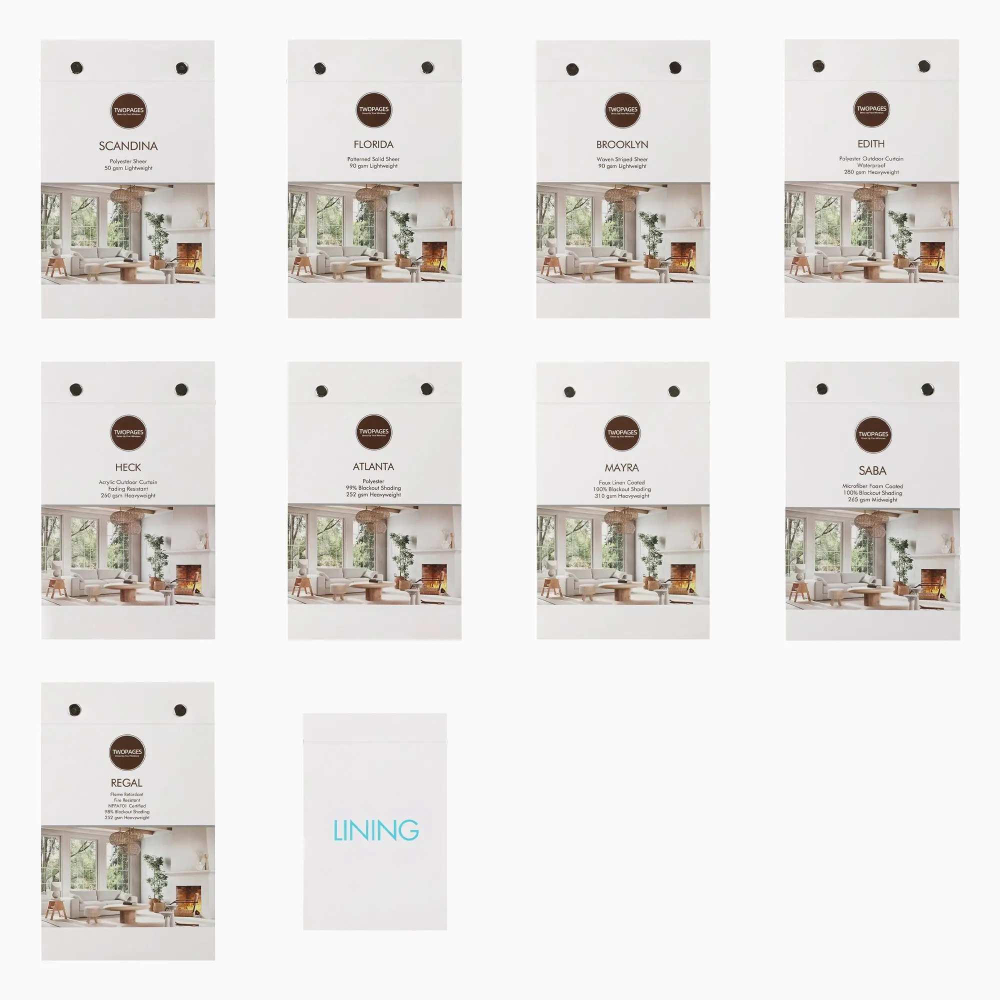 Choose Any 3 Fabric Booklets - Image 4