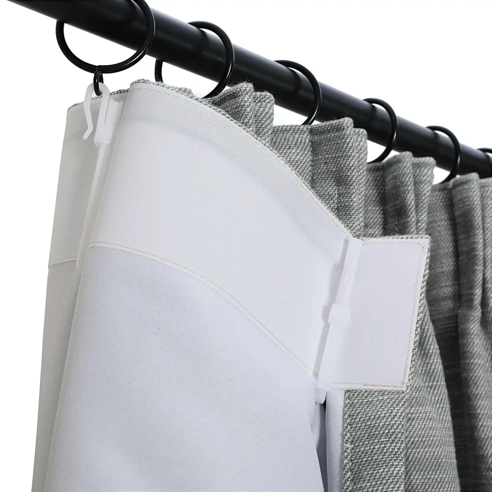 Cotton Blend Drapery Pleated | Cloe - Image 48