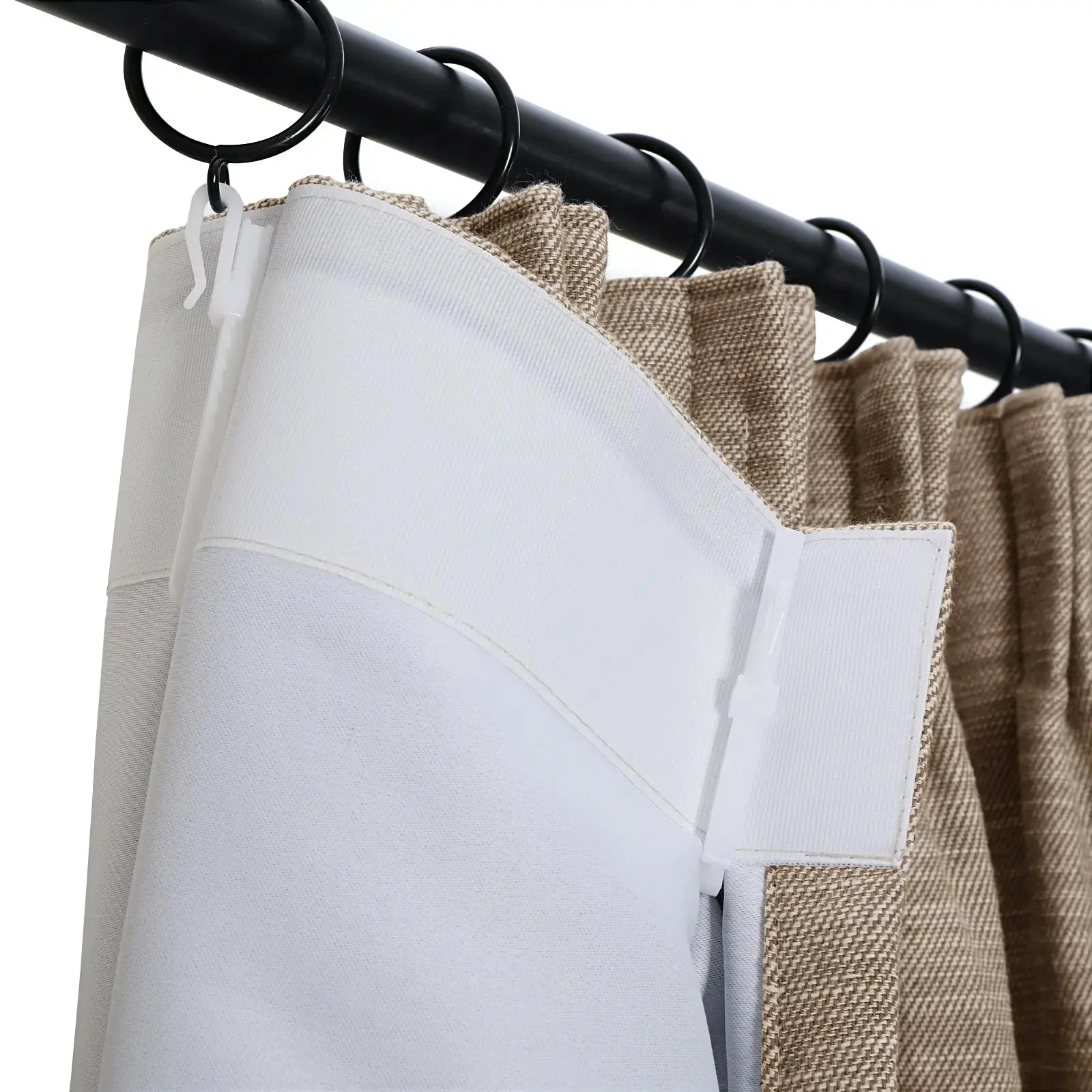 Cotton Blend Drapery Pleated | Cloe - Image 68