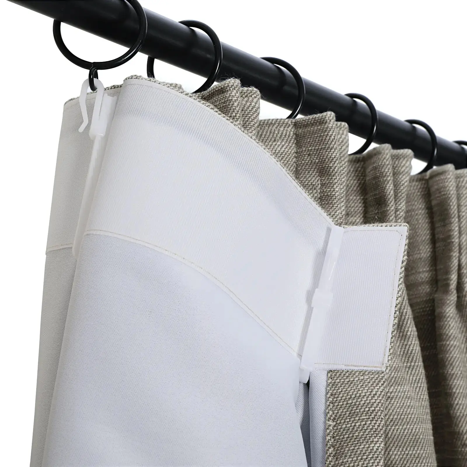 Cotton Blend Drapery Pleated | Cloe - Image 73
