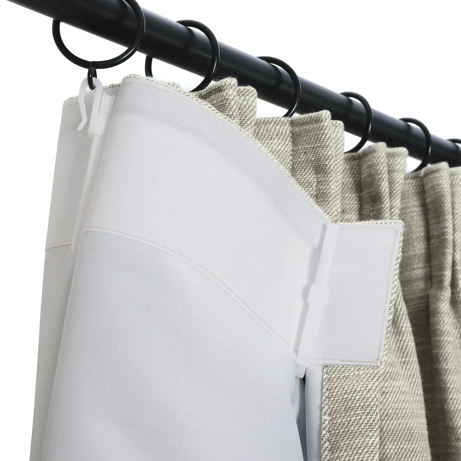 Cotton Blend Drapery Pleated | Cloe - Image 83