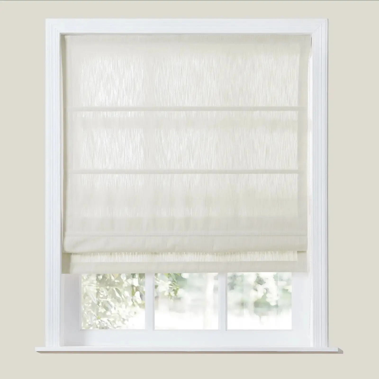 Cloe Cotton Blend Roman Shade Cord Lift - Image 3