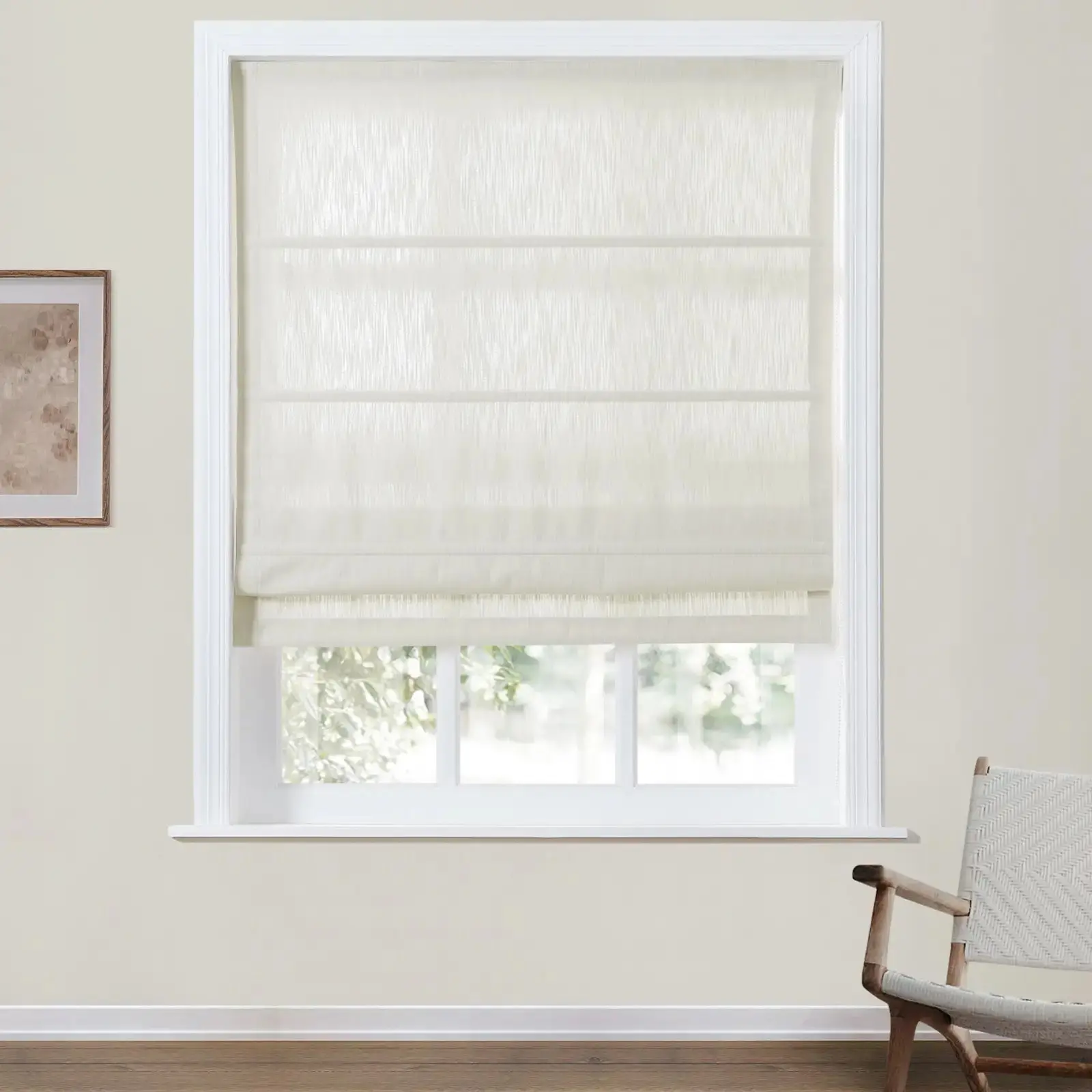 Cloe Cotton Blend Roman Shade Cord Lift - Image 33